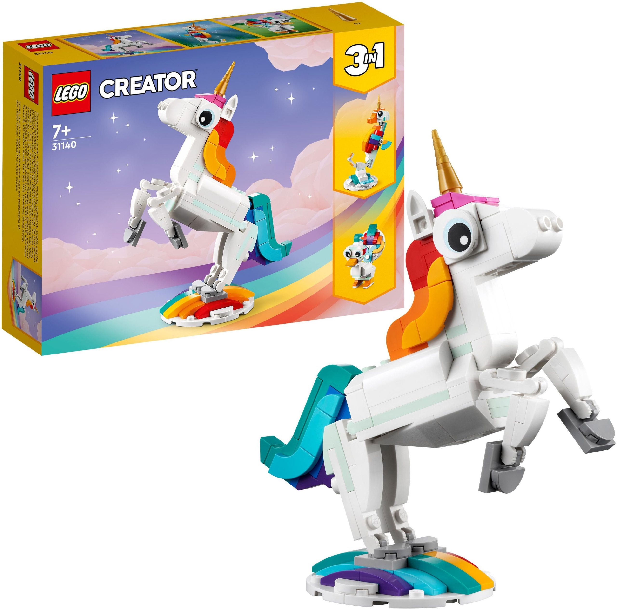 LEGO Creator – Zauberhaftes kleines Einhorn für Fantasiespaß (31140)
