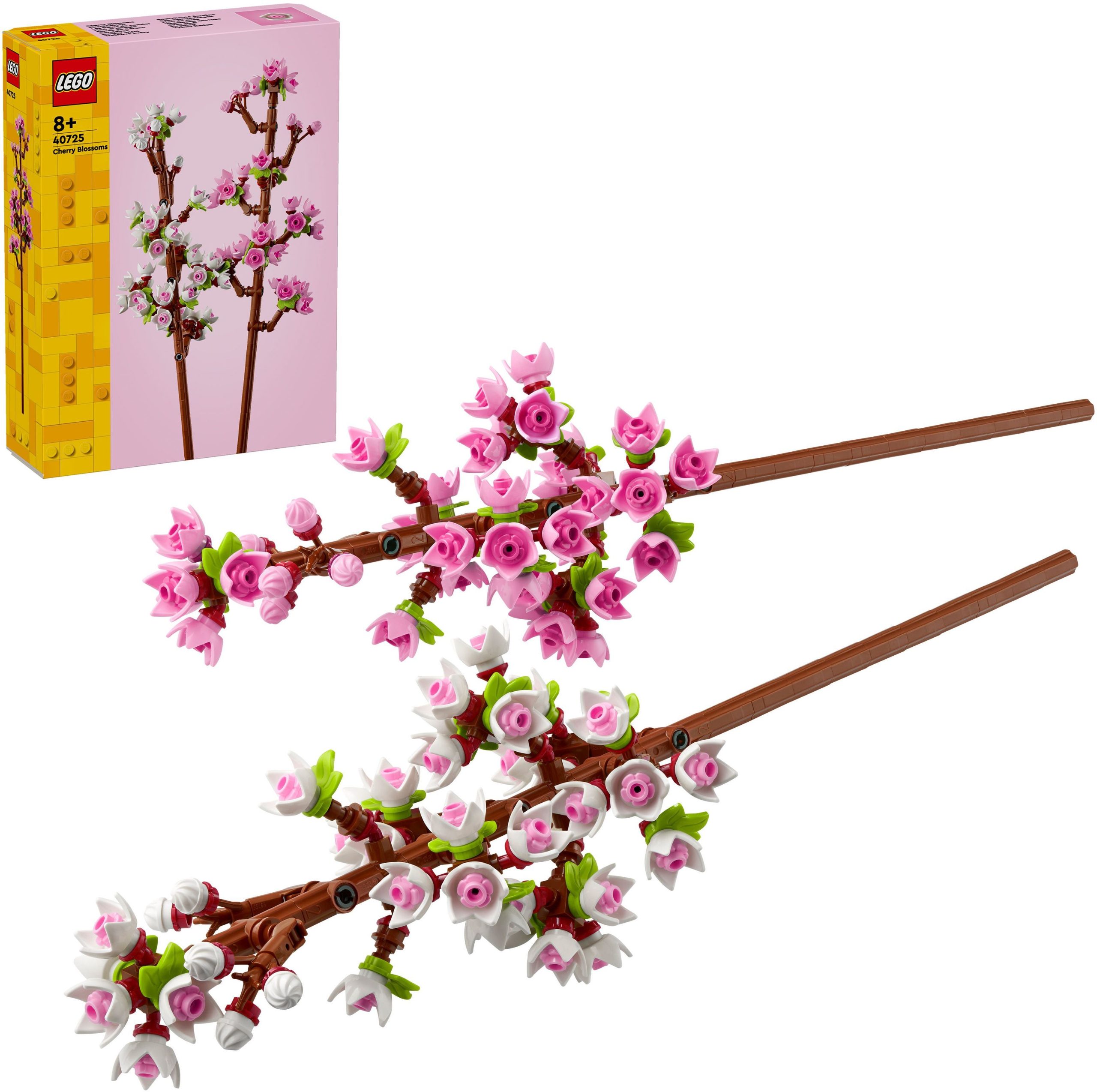 LEGO Icons Kwiatwunder in Rosa und Weiß (40725)