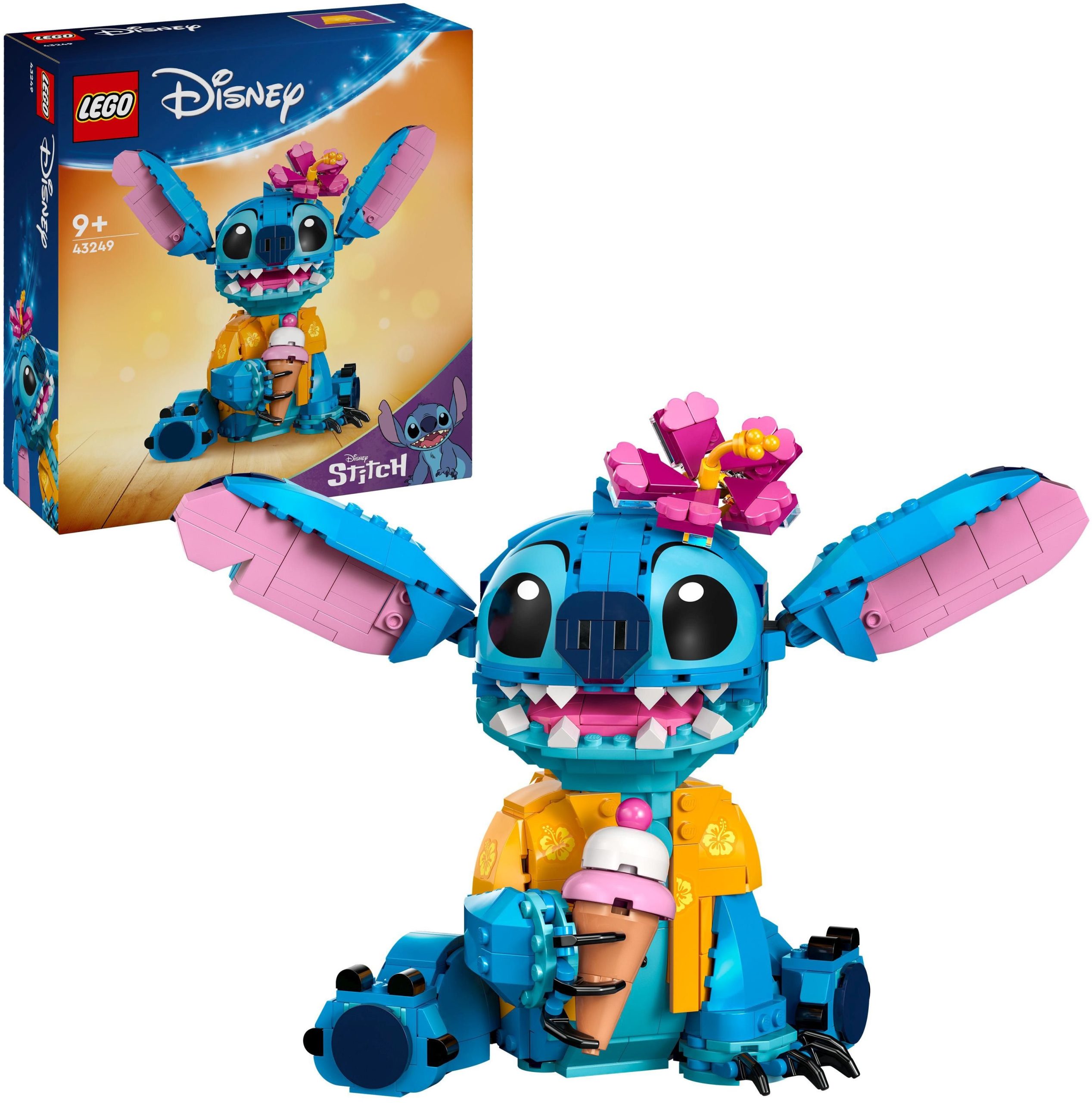 LEGO Disney Stitch mit beweglichen Ohren und Kopf (43249)