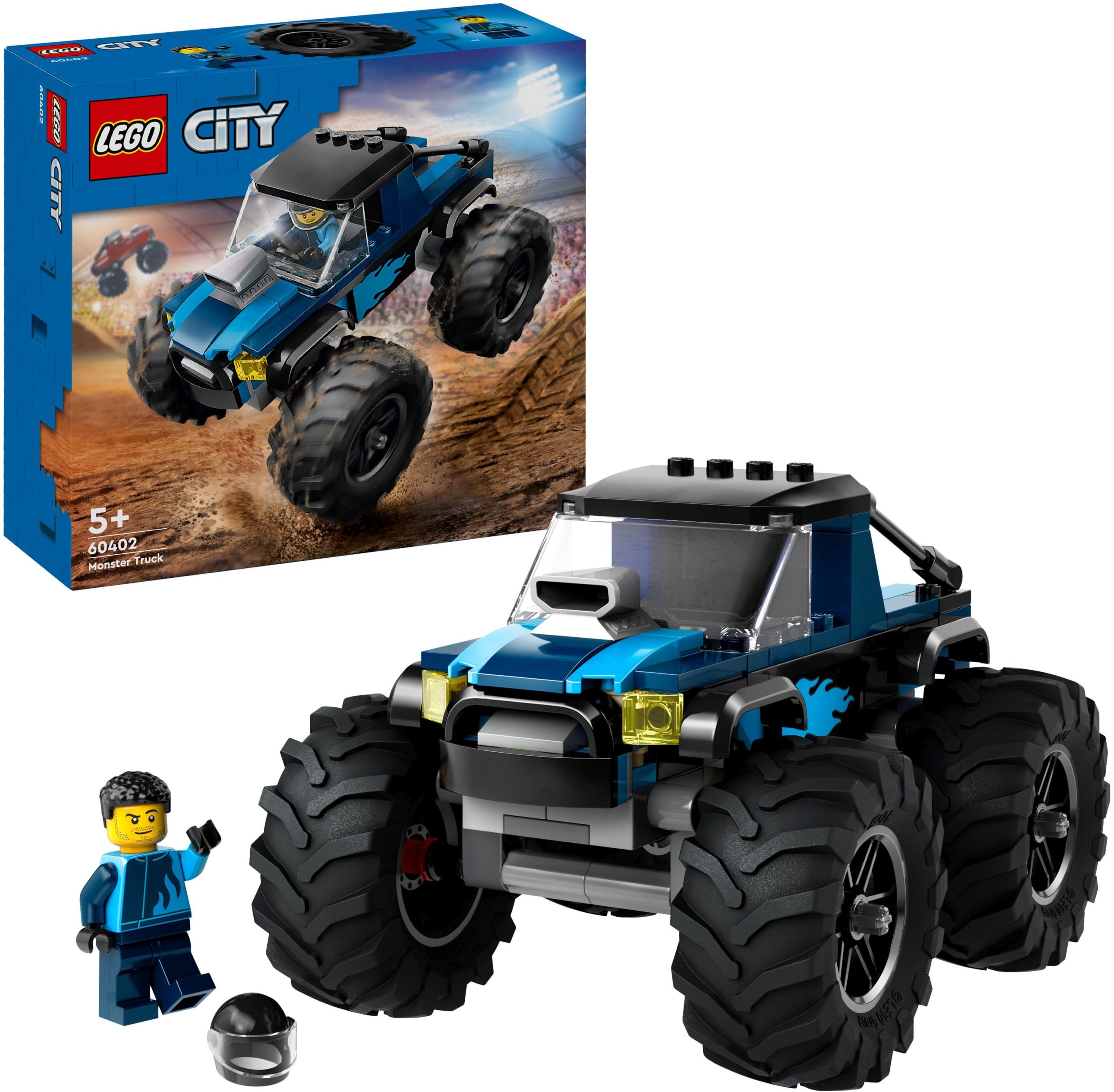 LEGO City Niebieski Monster Truck für spannende Abenteuer (60402)
