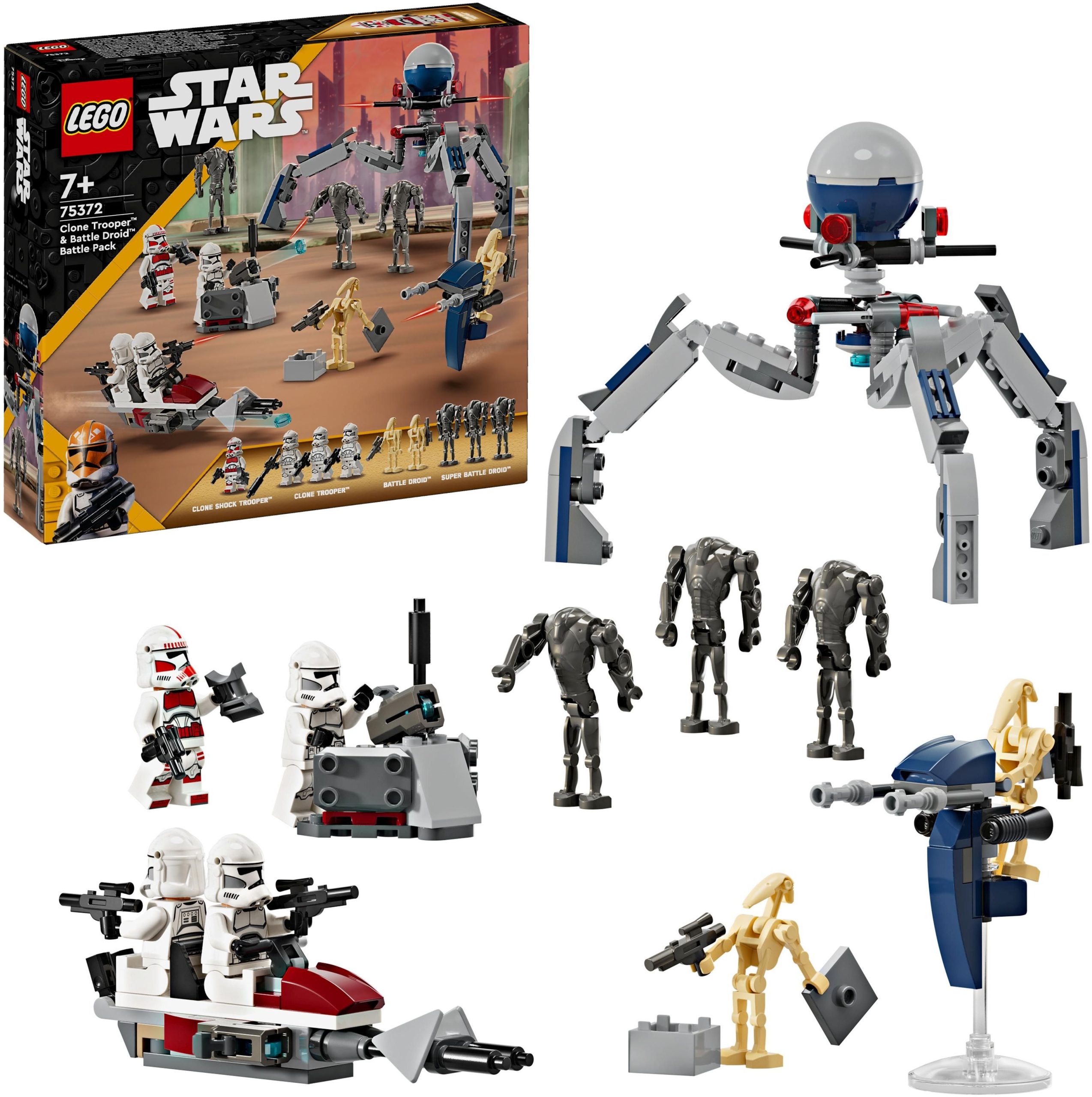 LEGO Star Wars Abenteuer mit Klonkrieger und droidenem Gegner (75372)