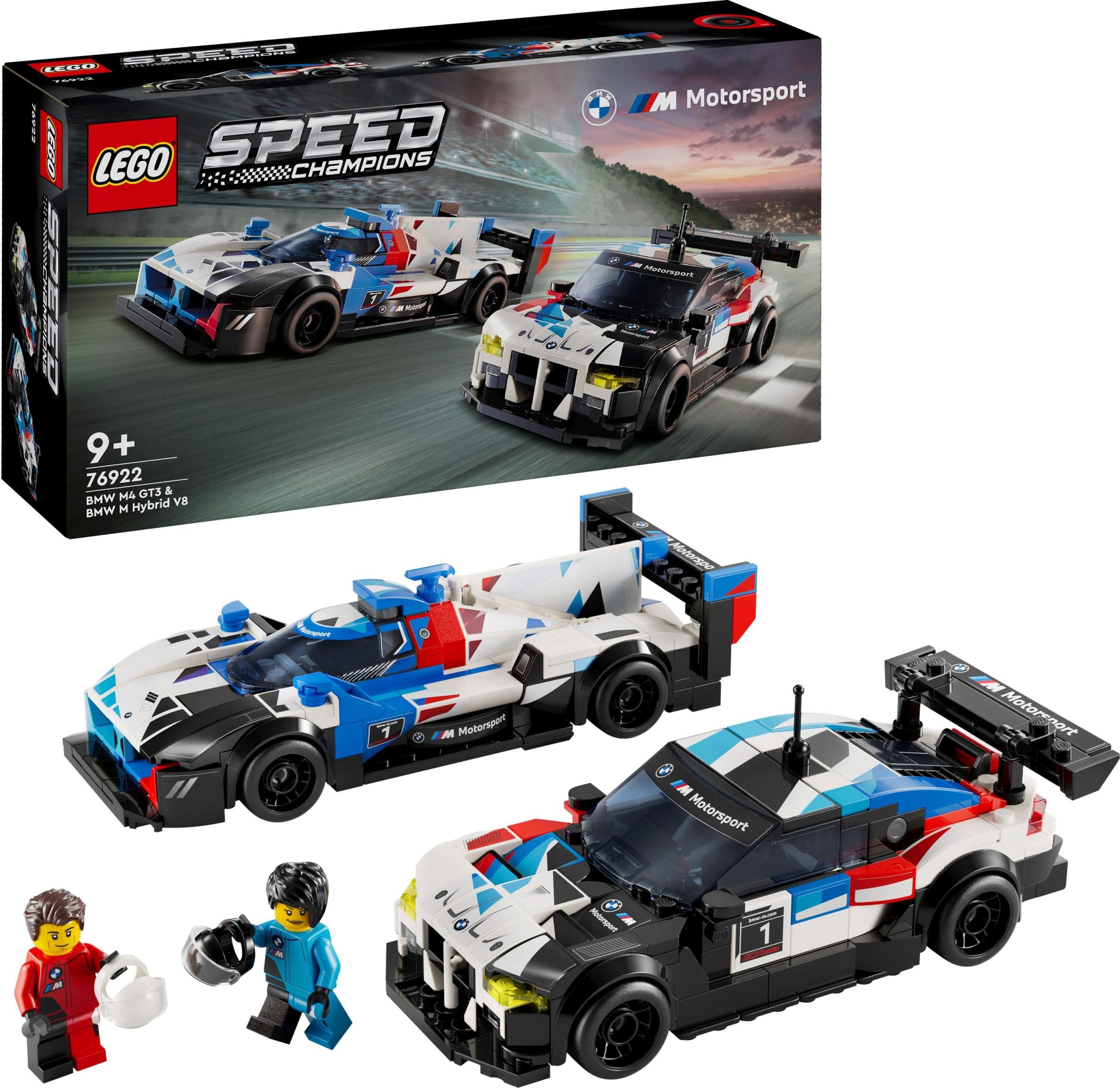 LEGO Speed Champions Fahrzeuge im Set: BMW M4 und Hybrid V8 (76922)