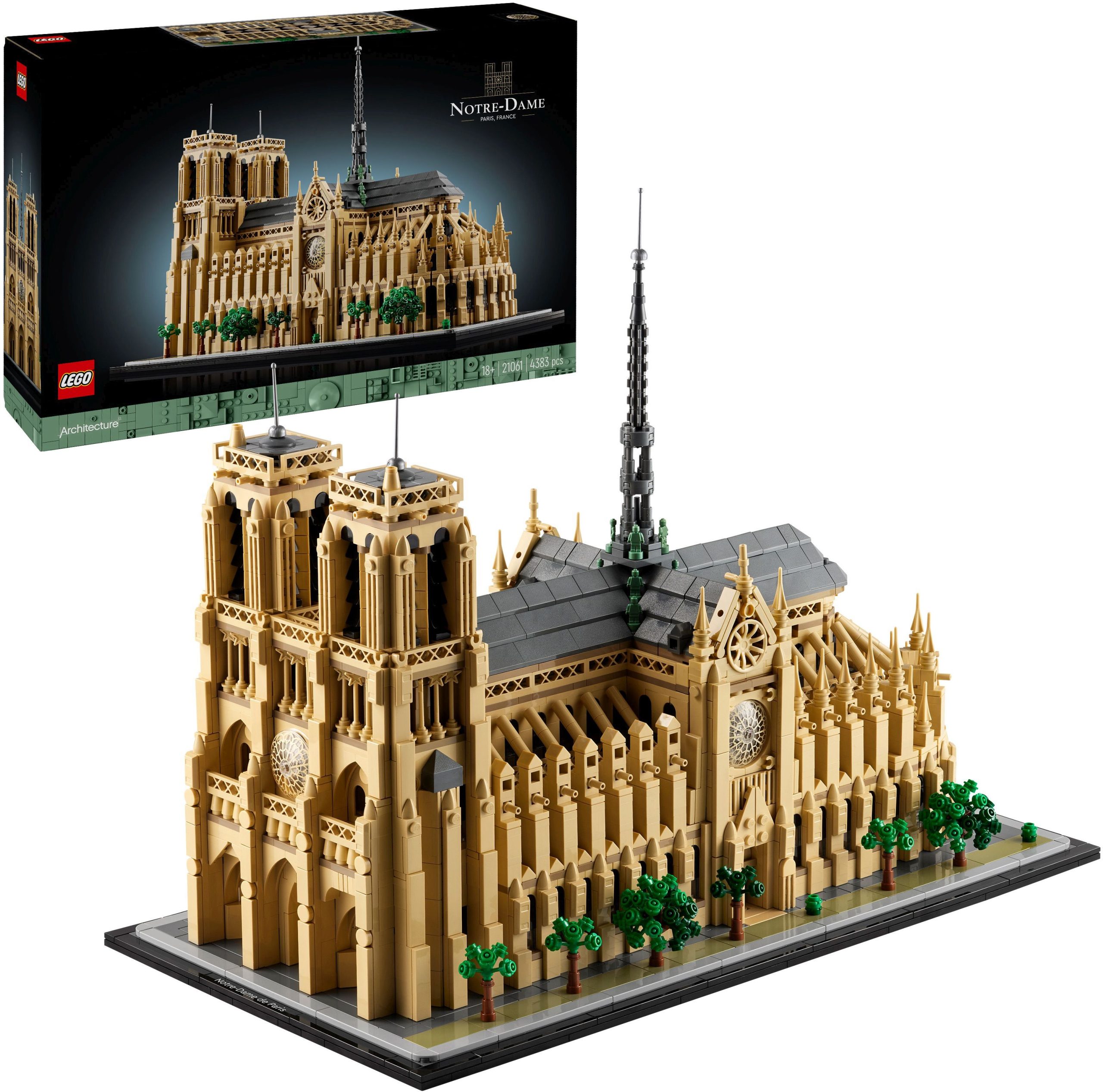 LEGO Architektur Paris Notre-Dame: Historisches Modell zum Erleben (21061)