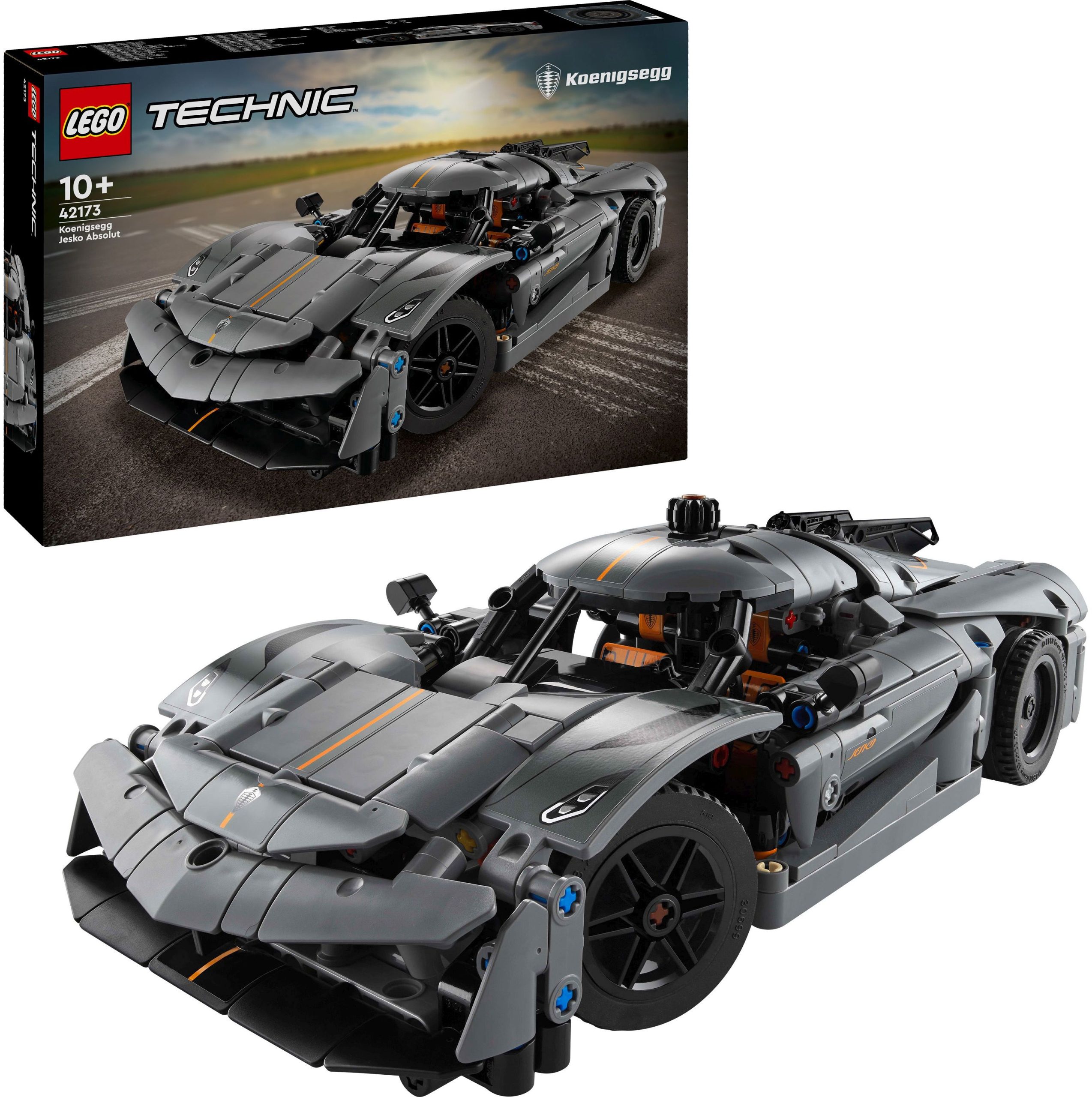 LEGO Technic Koenigsegg Jesko Absolut in dunkelgrau (42173)