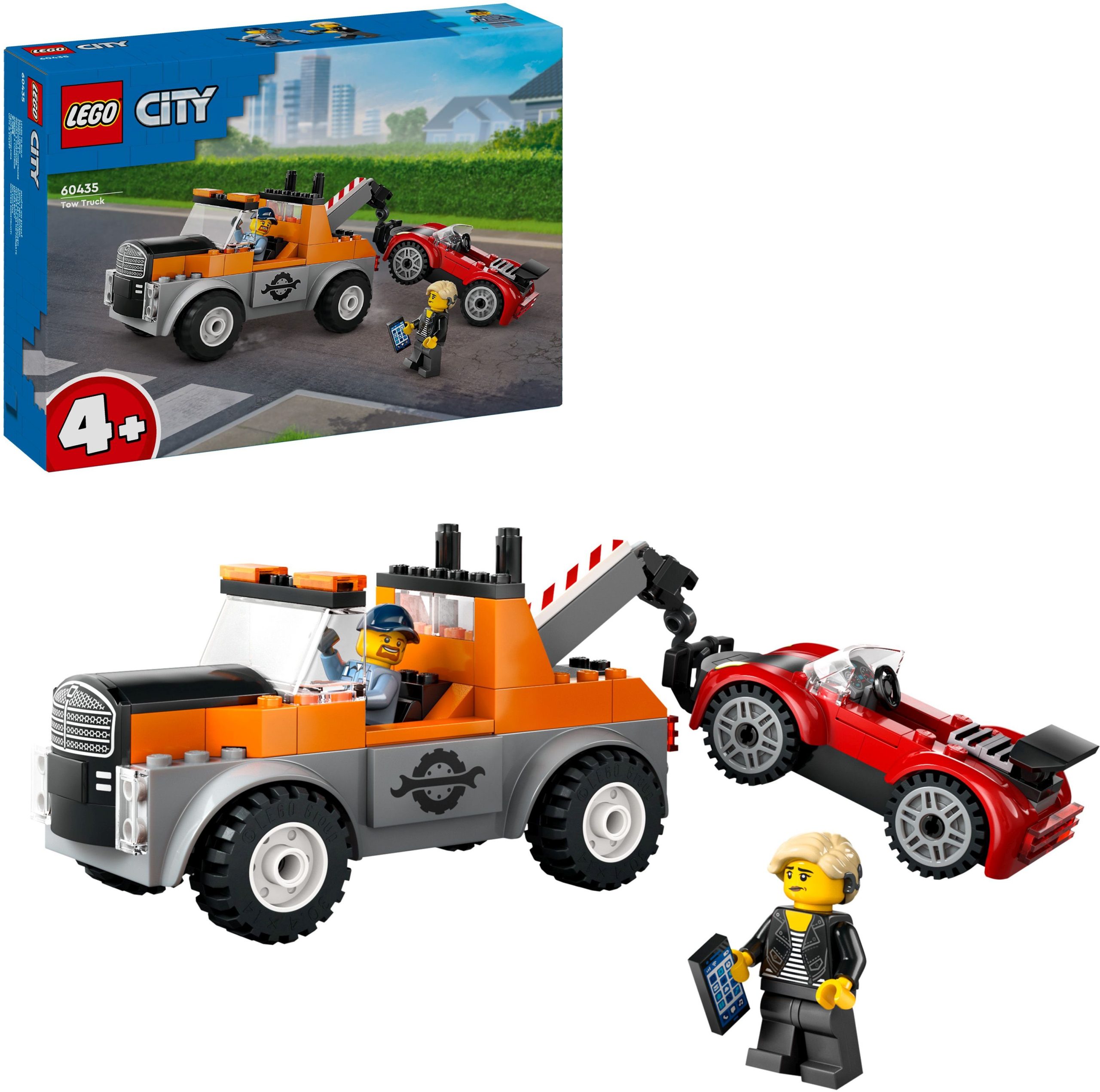 LEGO City Pannenhilfe mit sportlichem Auto in Blau (60435)