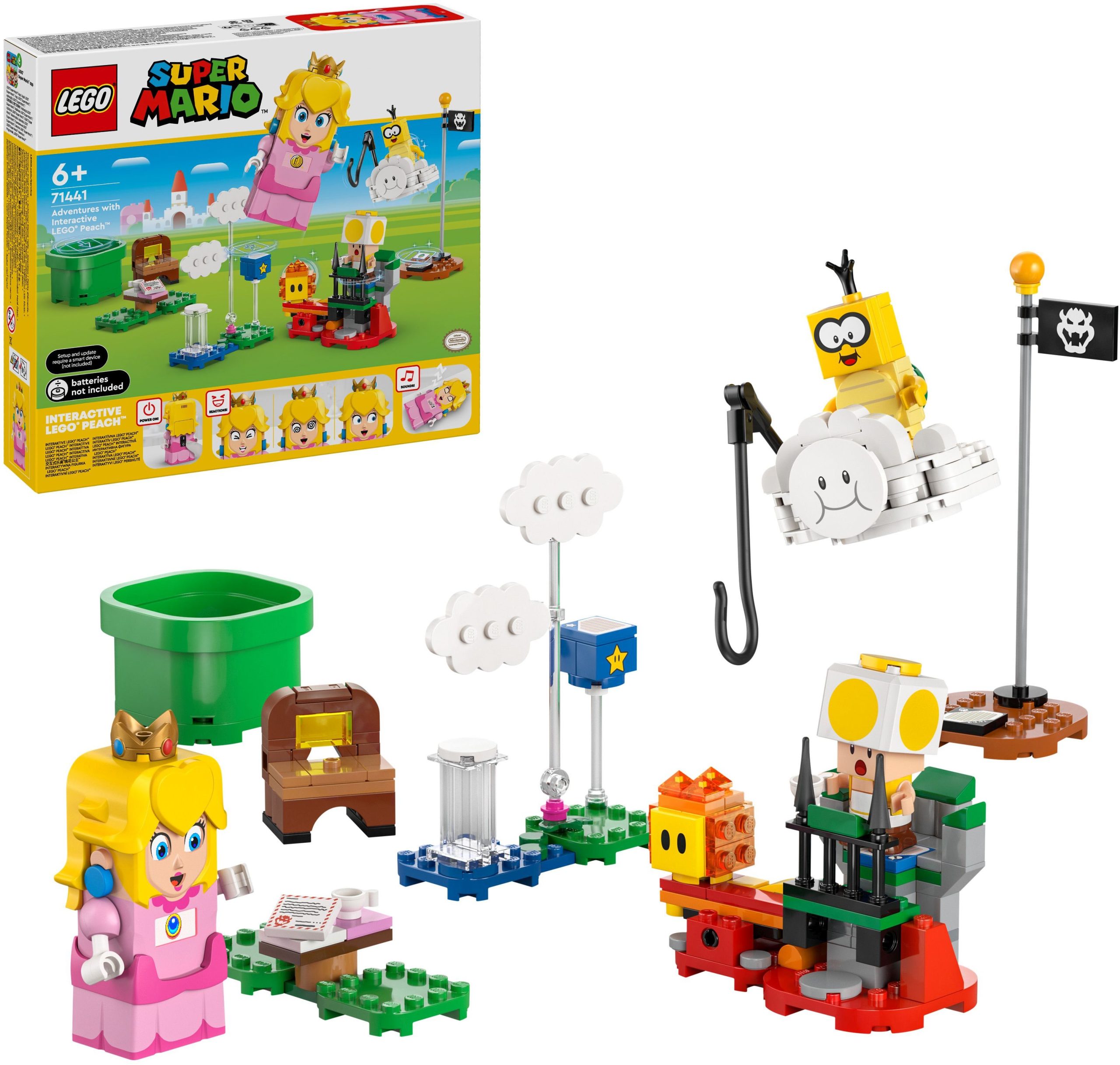 LEGO Super Mario verofernt das Abenteuer mit Peach und Freunden (71441)