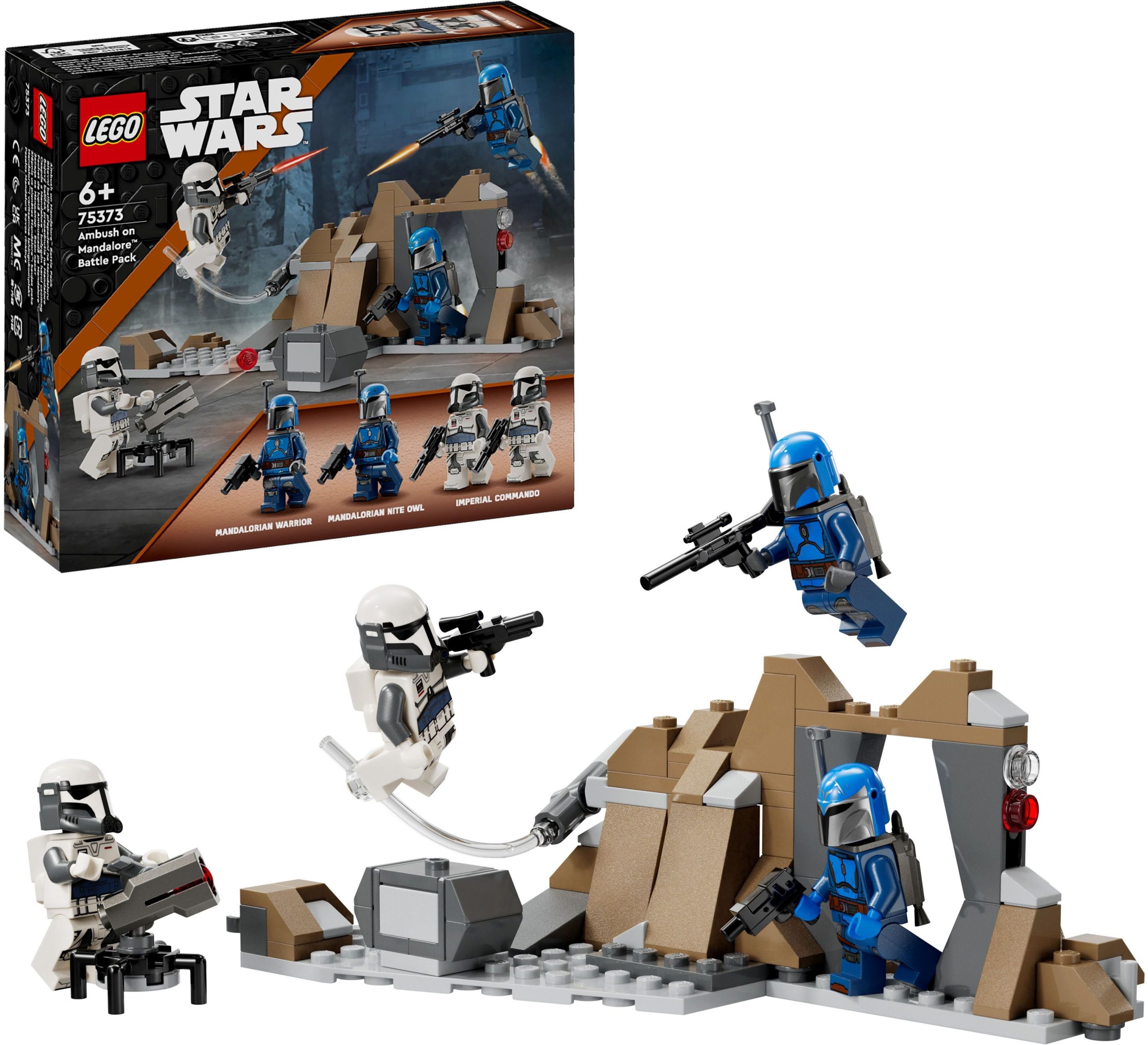 LEGO Star Wars Mandalorian Abenteuer im Blau fürs Kinderzimmer (75373)