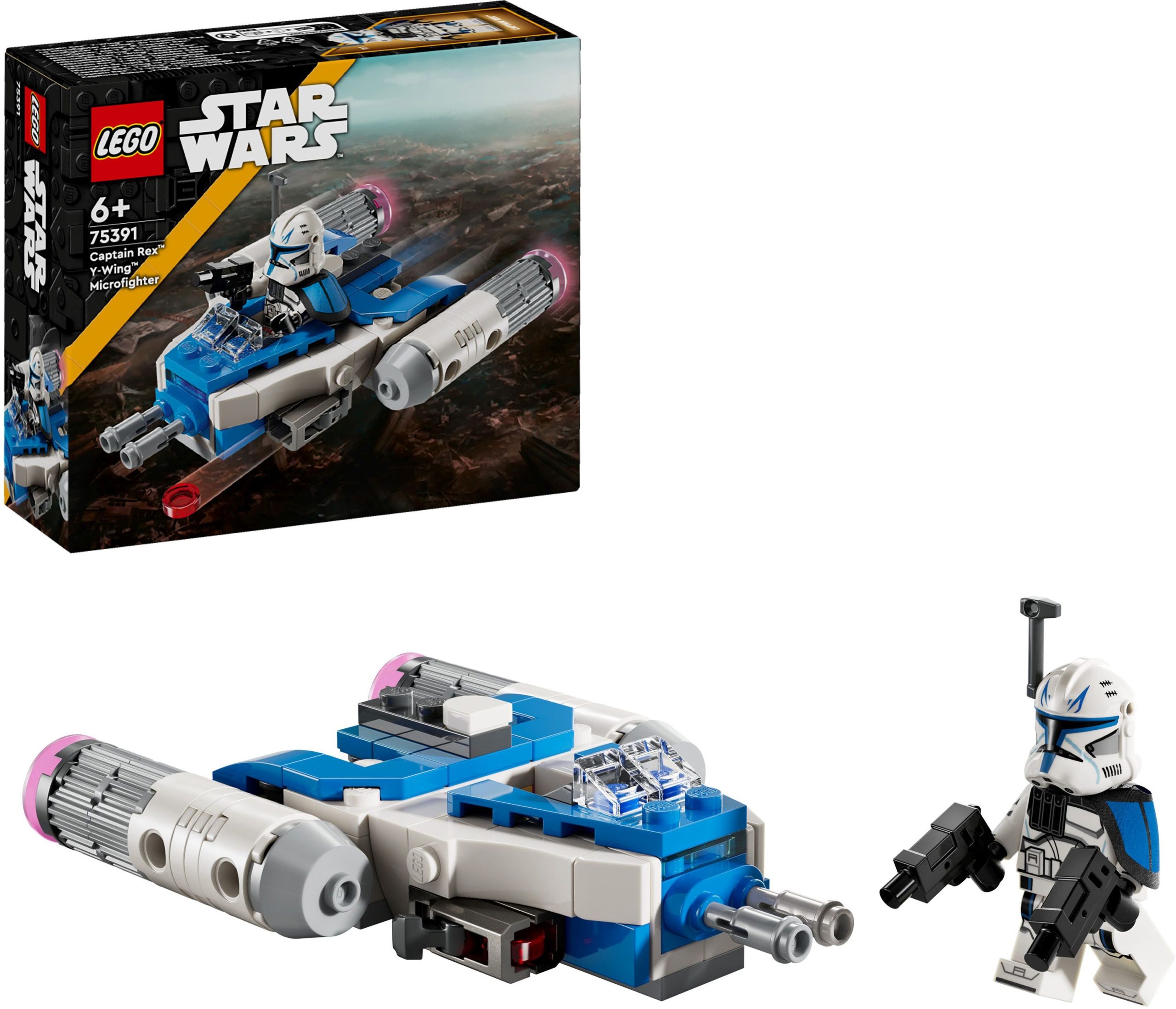 LEGO Star Wars Y-Wing™ von Kapitän Rex für kleine Abenteurer (75391)