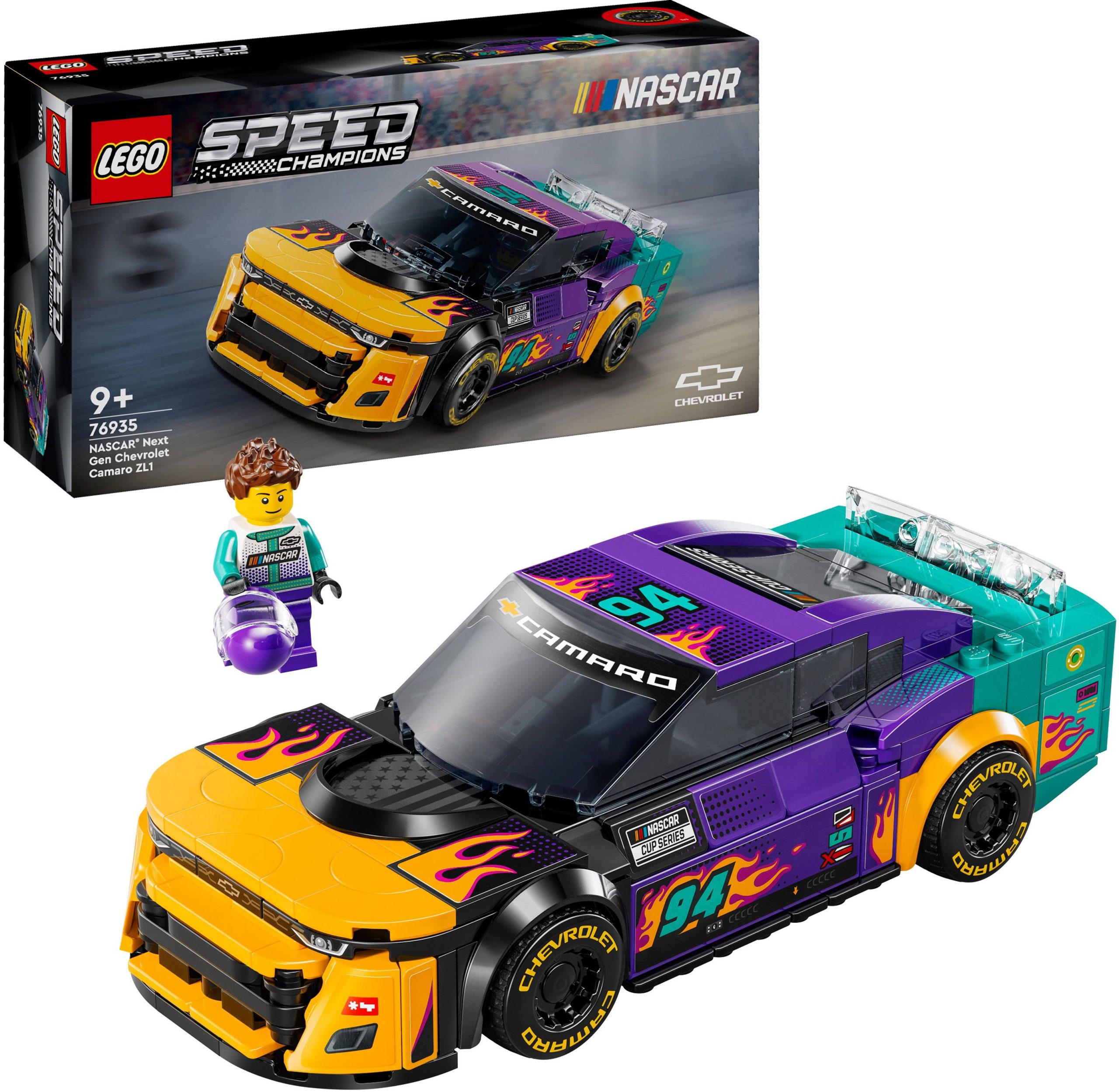 LEGO Speed Champions Chevrolet Camaro ZL1 im aufregenden Rennlook (76935)