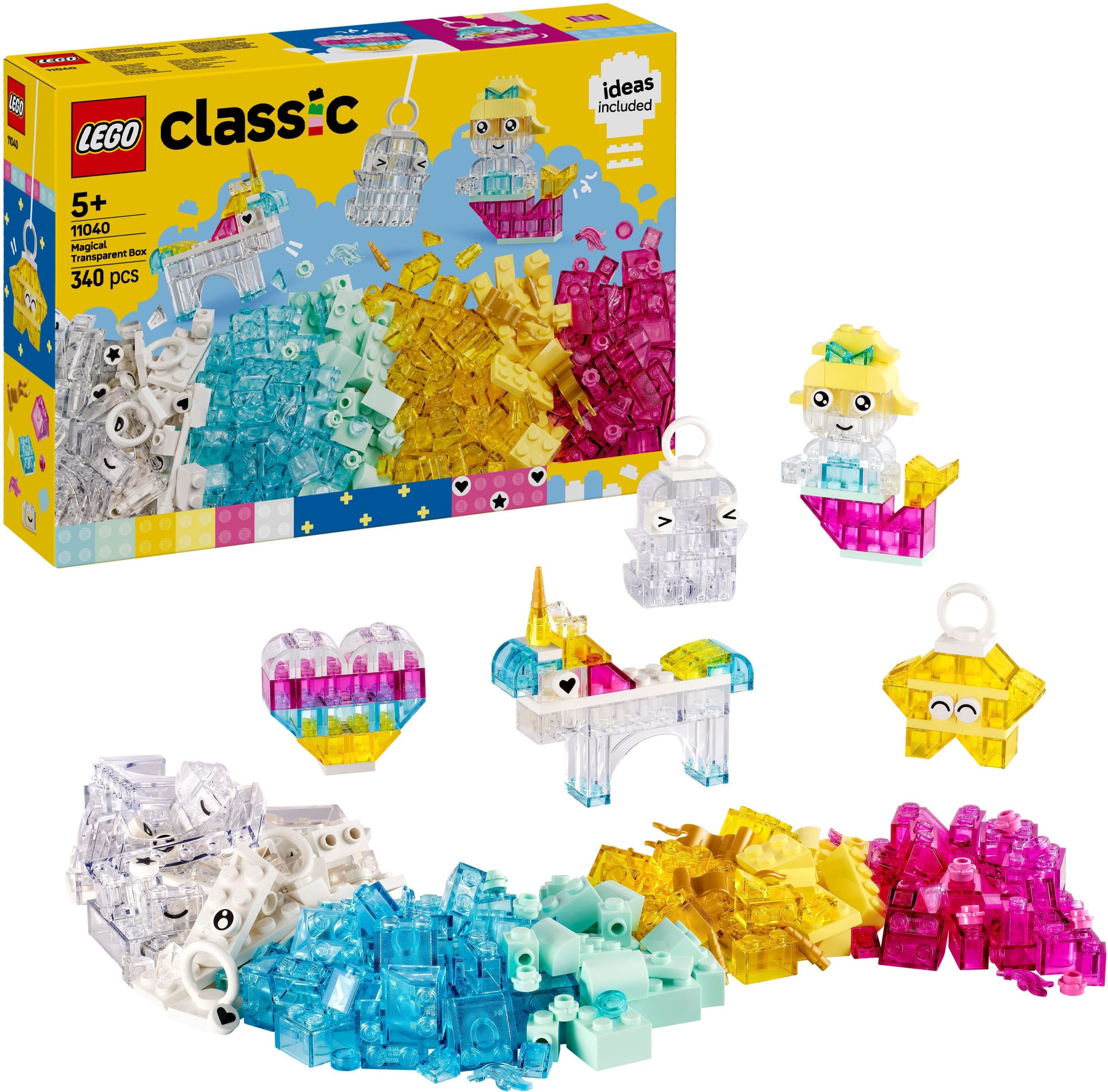 LEGO Classic – Kreativset mit klaren Bausteinen (11040)