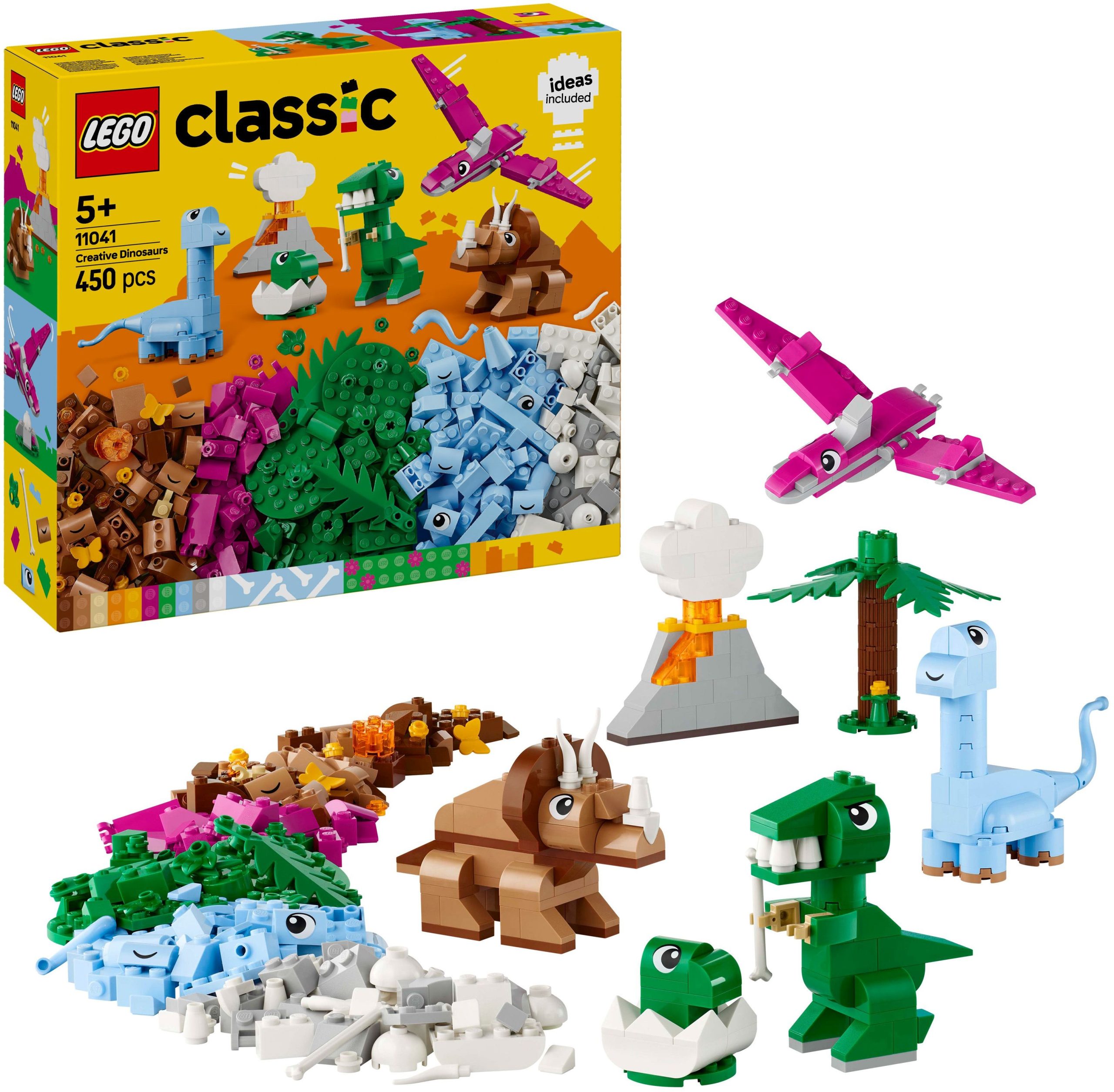 LEGO Kreative Dino-Abenteuer in Blau, Grün und Braun (11041)