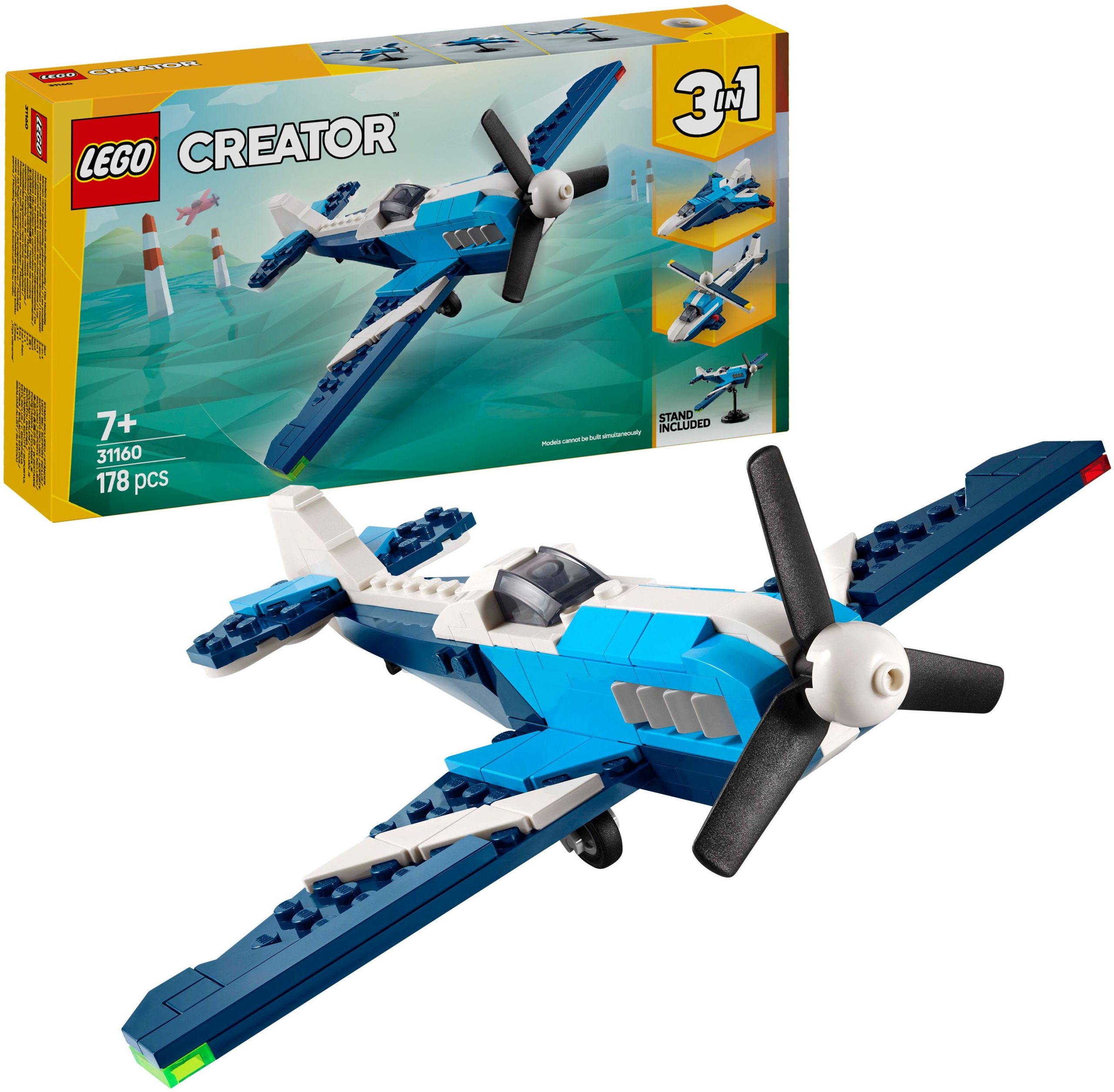 LEGO Creator – Schneller Flugzeugrennfahrer für kleine Abenteurer (31160)