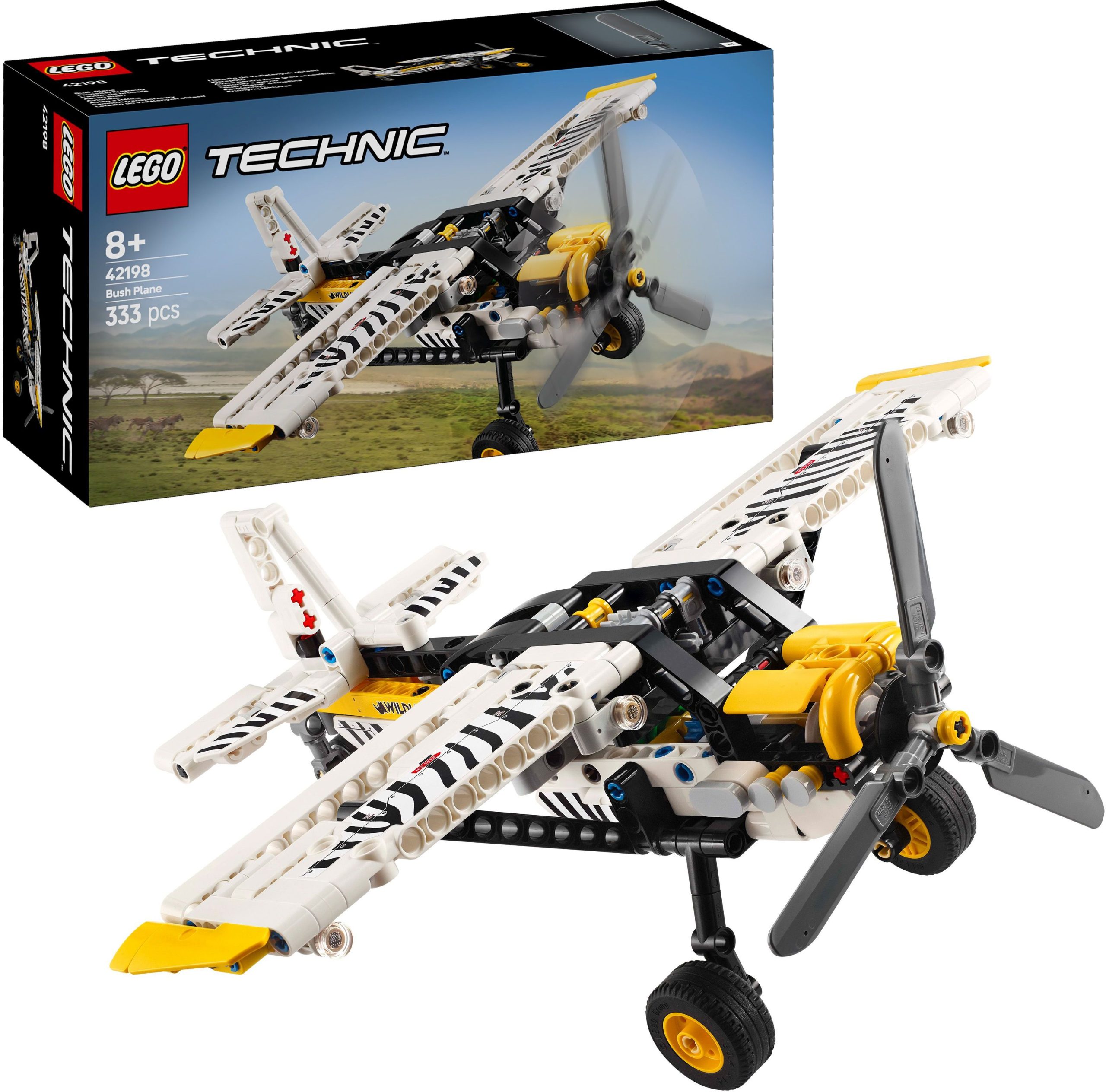 LEGO Technic – Fantasievolle Flieger im Zebra-Stil (42198)