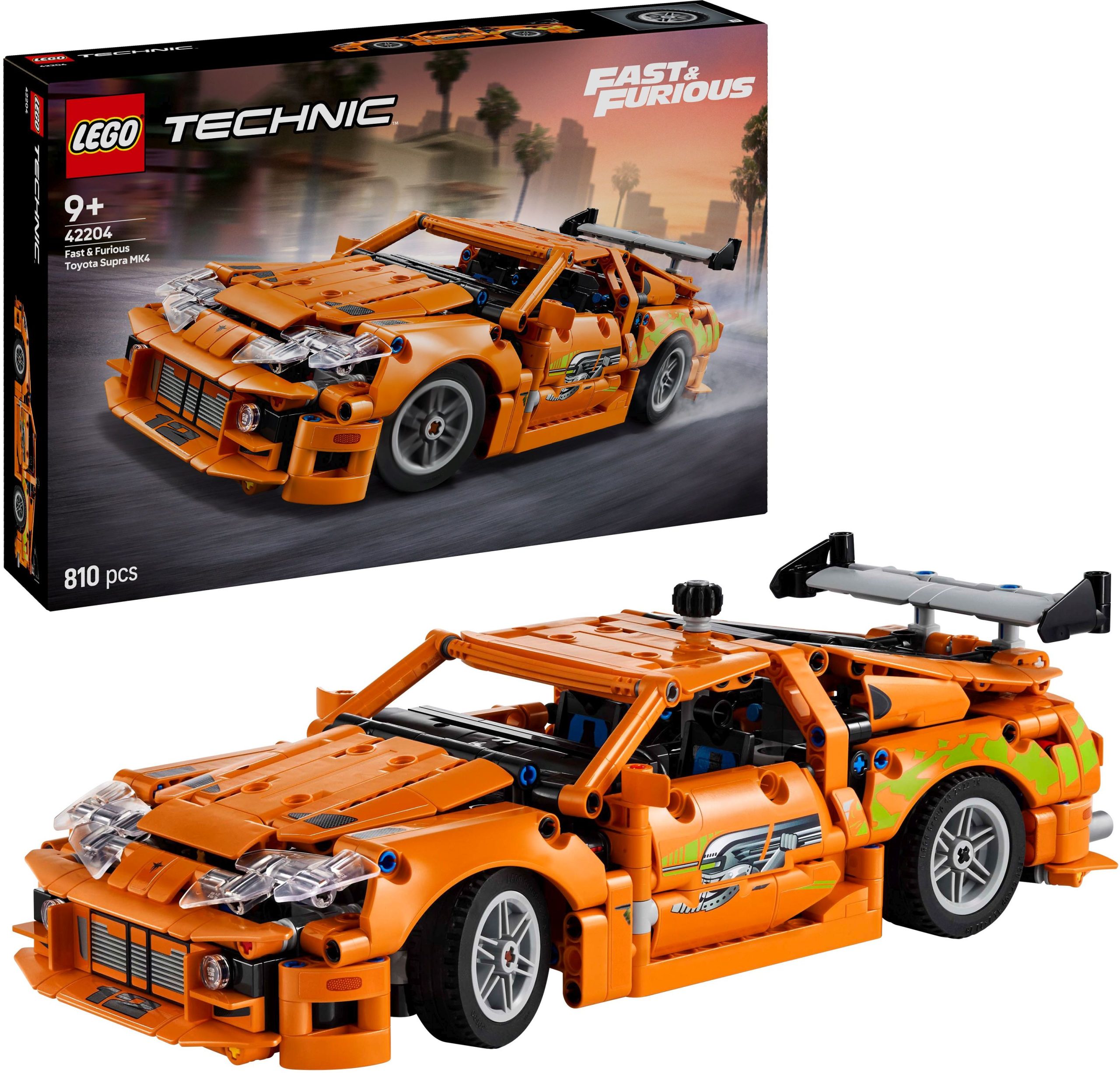 LEGO Technic Modell des legendären Toyota Supra MK4 (42204)