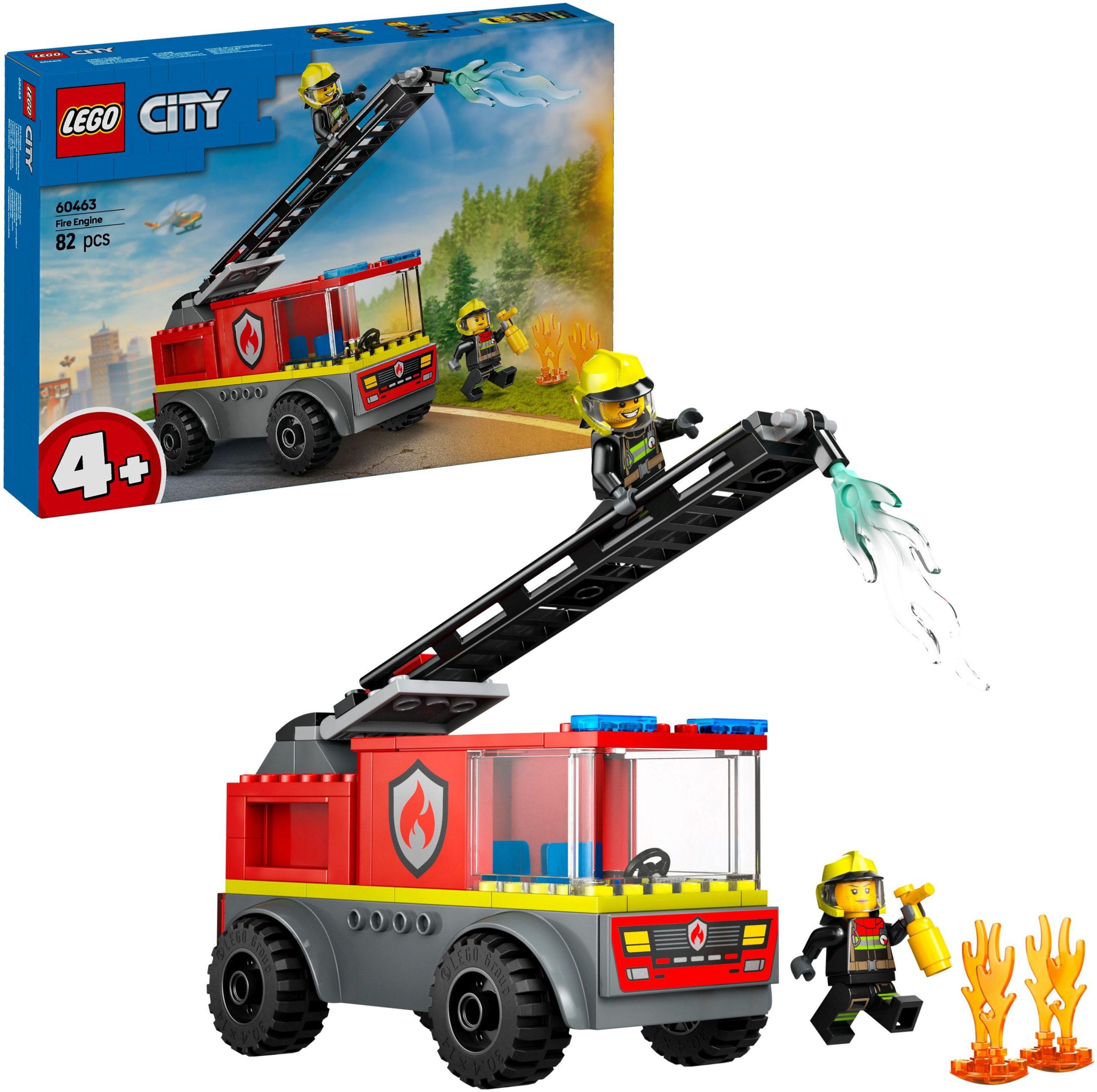 LEGO City – Heldenhafte Abenteuer mit dem Feuerwehrwagen (60463)