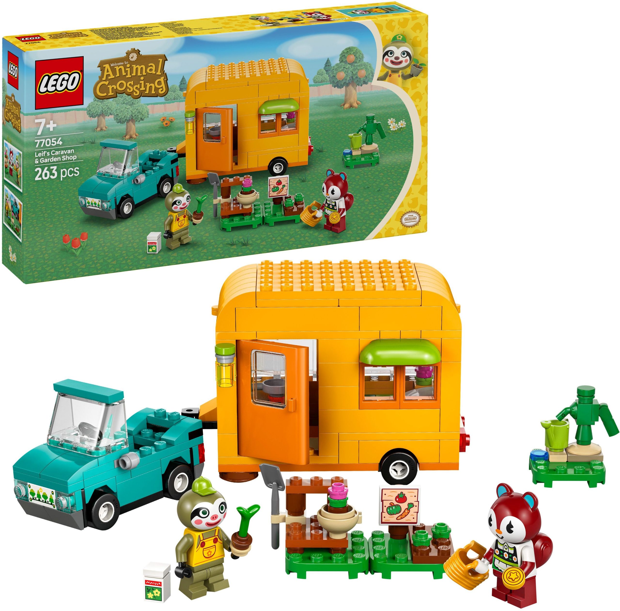 LEGO Animal Crossing Leif und sein bunter Gartenset (77054)