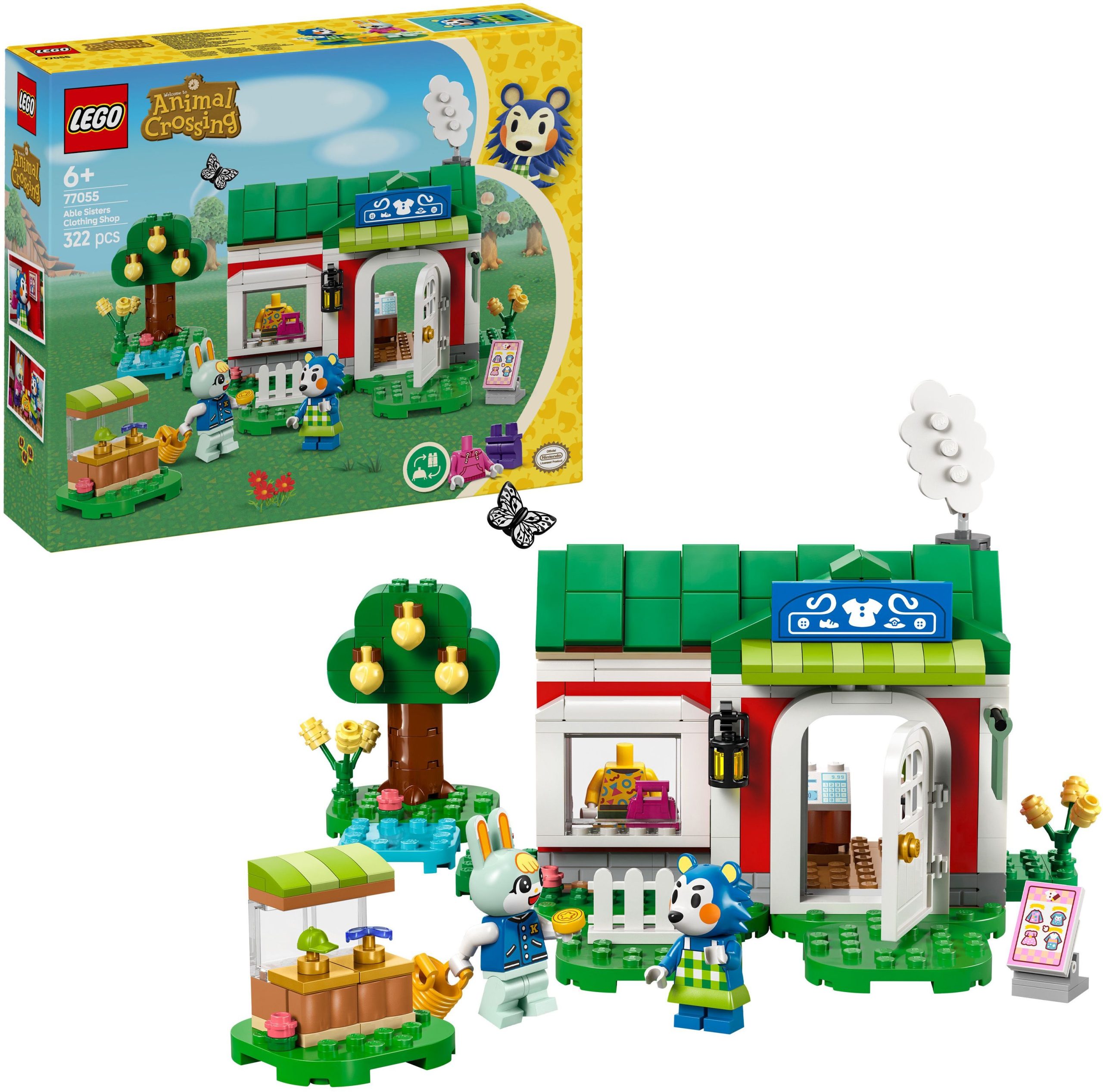 LEGO Animal Crossing Able Sisters und Modegeschäft (77055)
