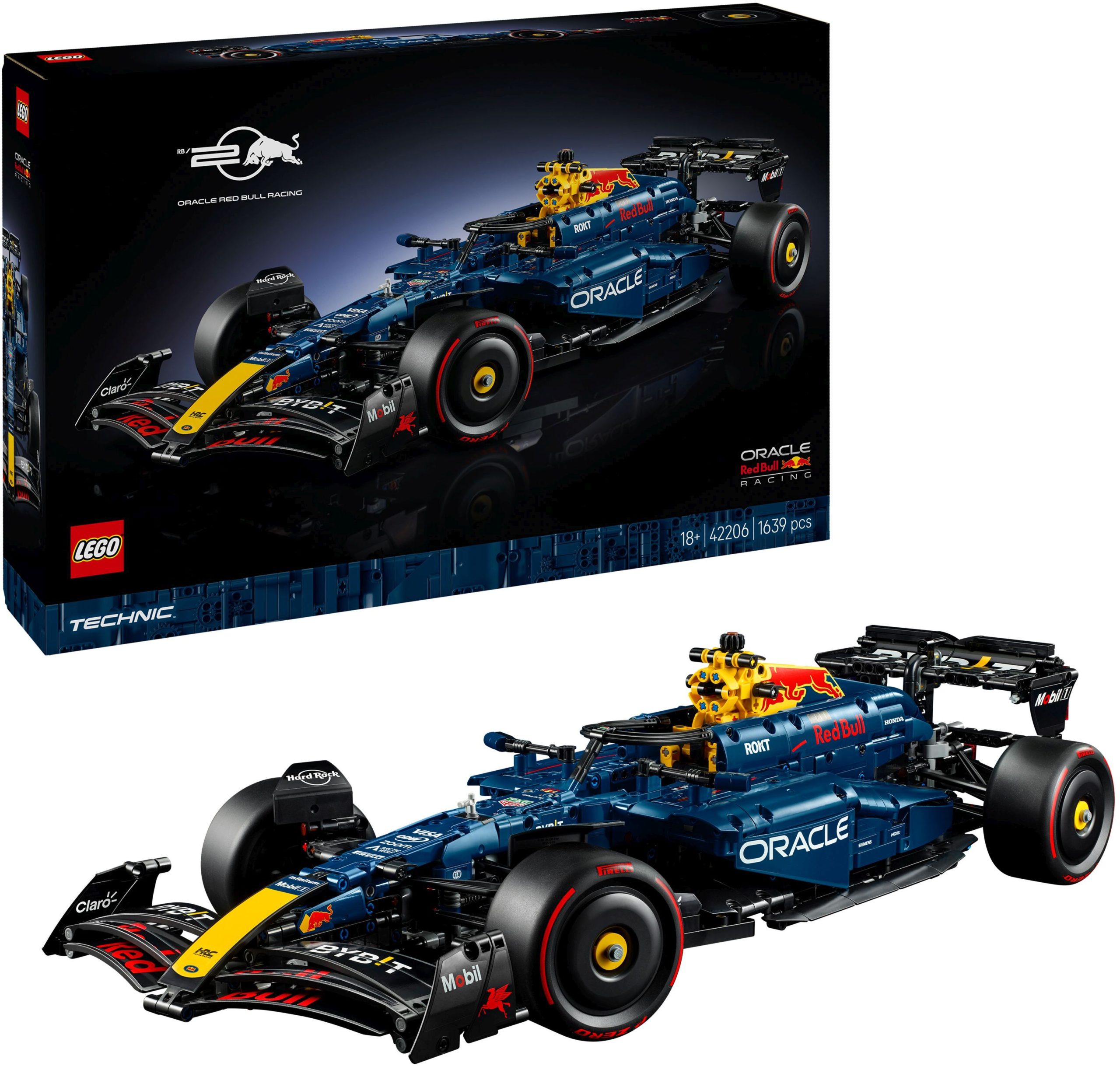 LEGO Technic F1 Bolid mit DRS-Funktion in Rot-Blau (42206)