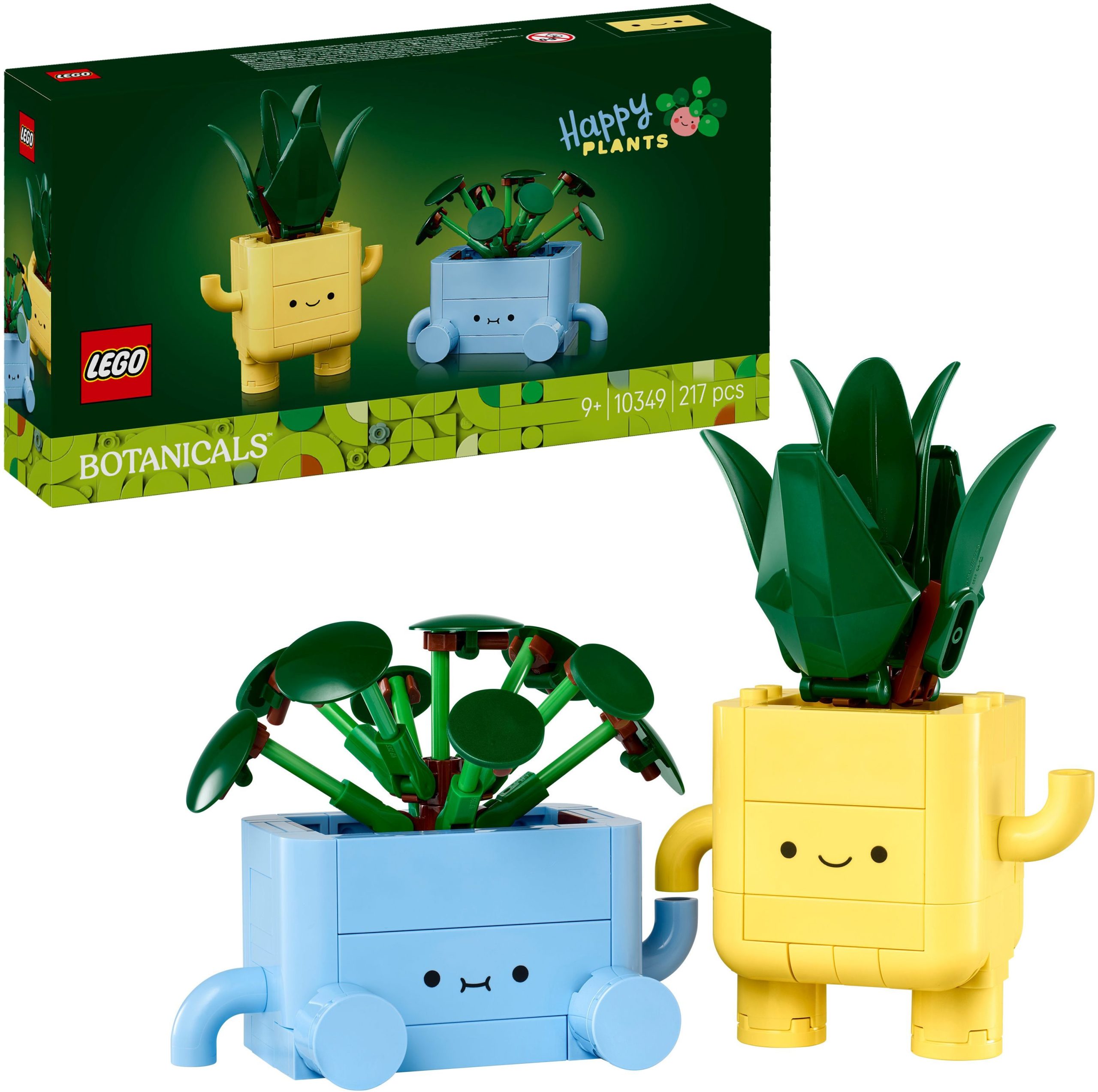 LEGO Botanicals zauberhafte Pflanzen mit bunten Töpfen (10349)