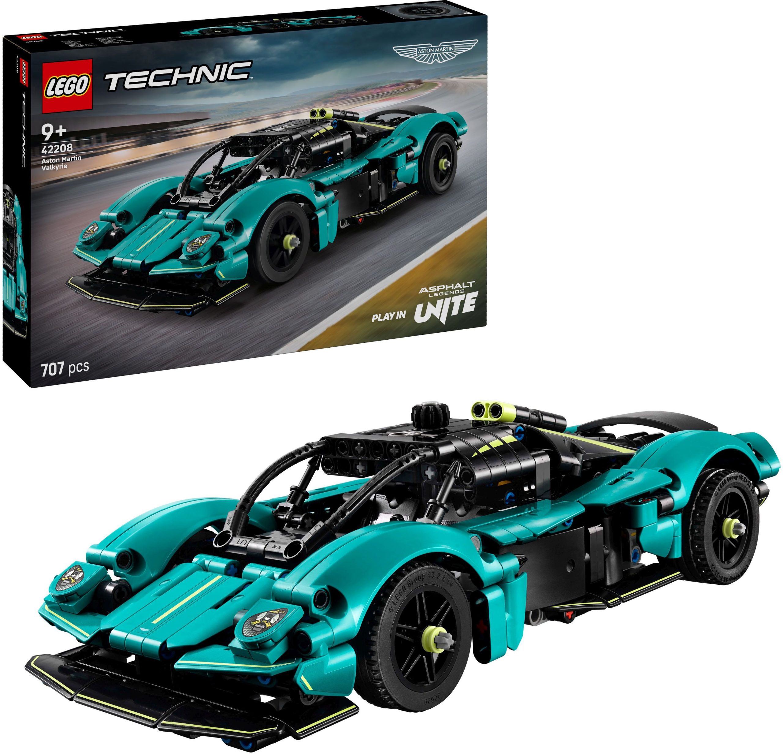 LEGO Technic Aston Martin Valkyrie im eleganten Türkisgrün (42208)