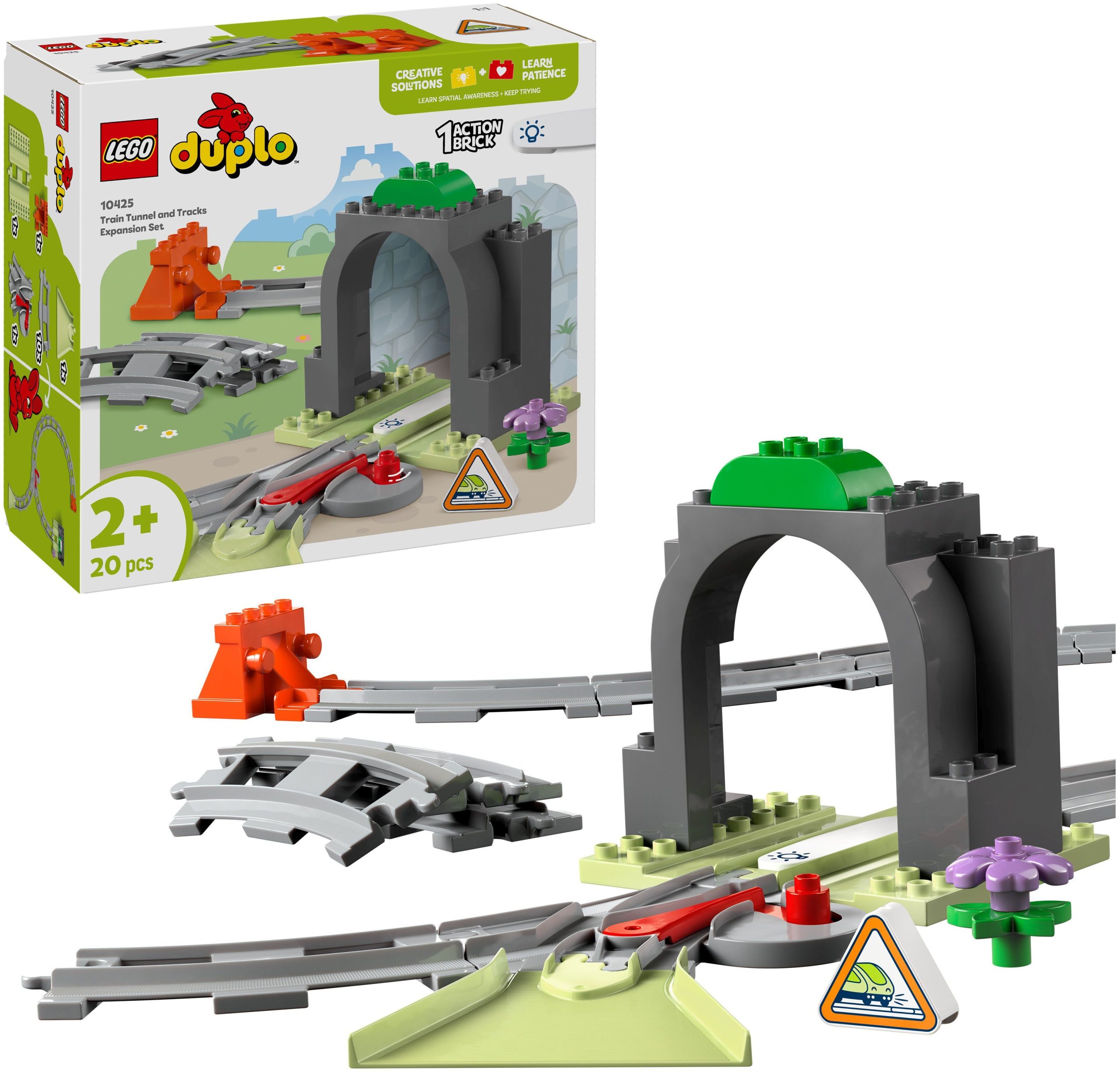 LEGO DUPLO Tunnel und Gleise für spannende Zugabenteuer (10425)