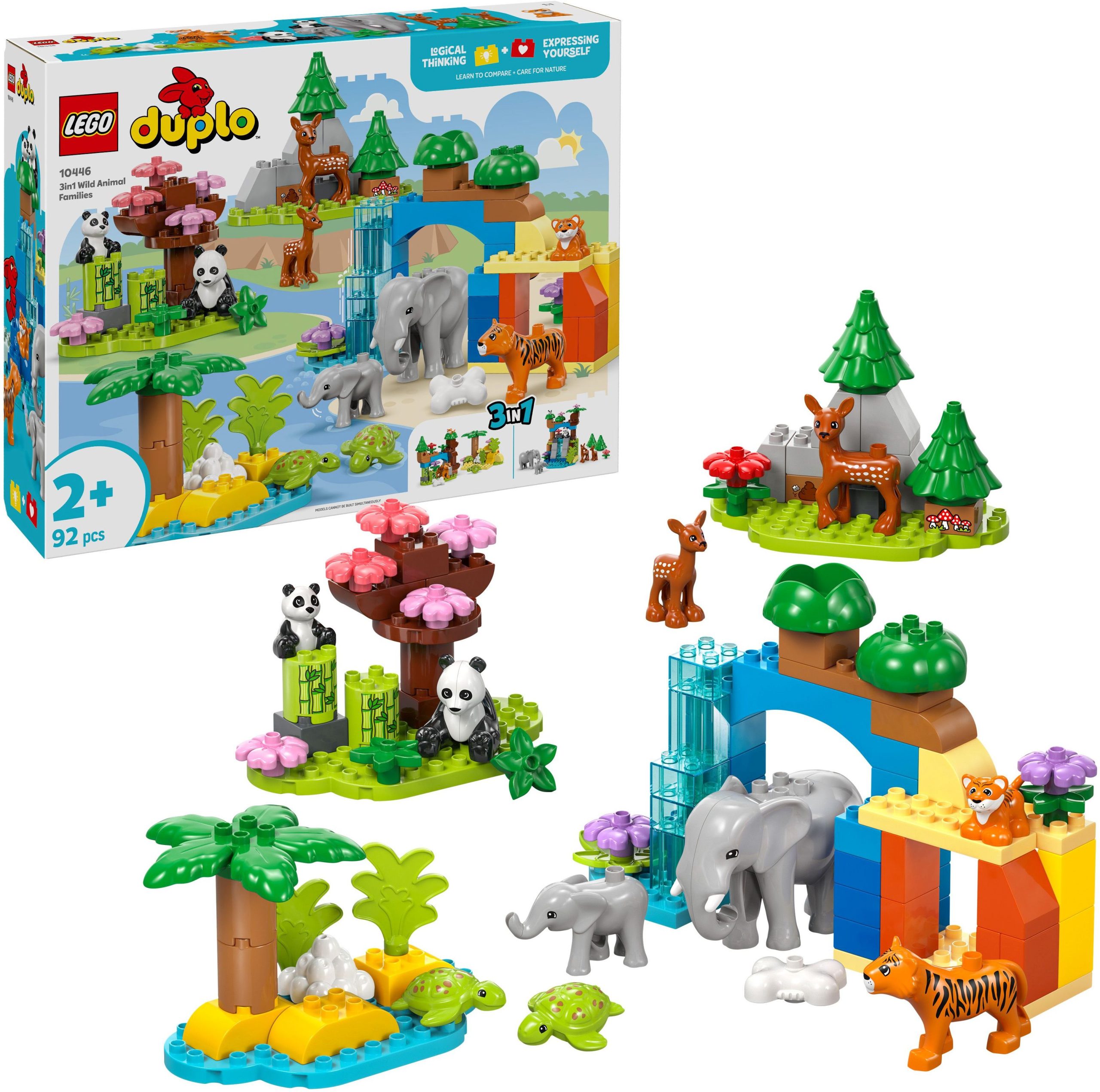 LEGO DUPLO aufregende Reise mit 10 Tieren für Kinder (10446)