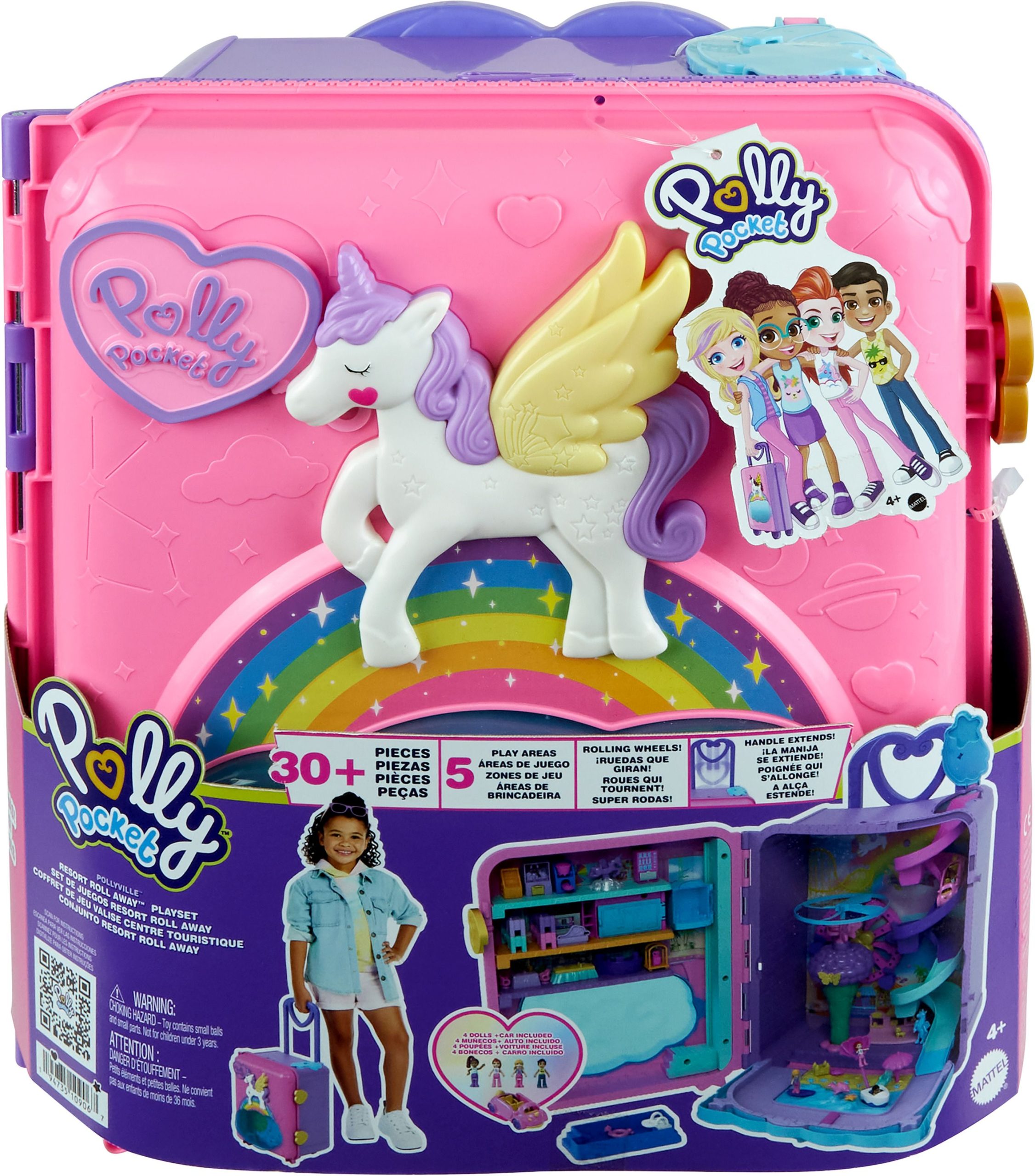 polly pocket spiel Polly Pocket Urlaub im Rollkoffer Spielset - Spiele Max