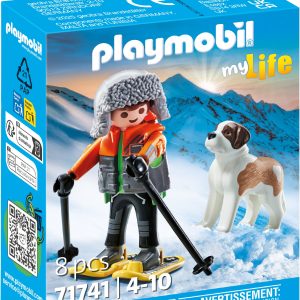 PLAYMOBIL 71741 Wanderer mit Bernhardiner