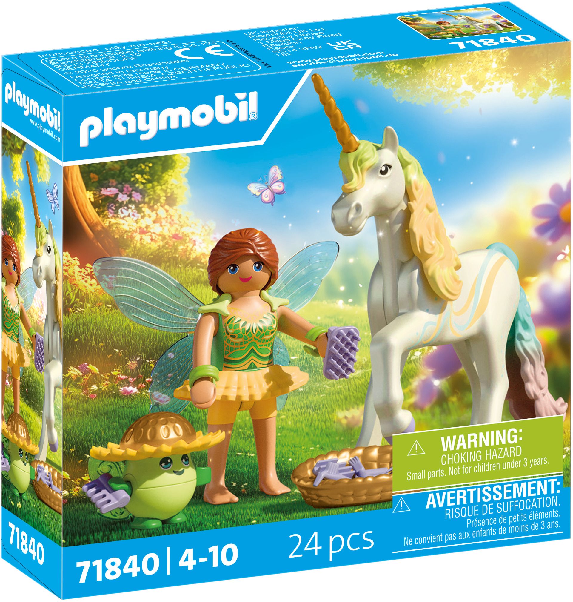 kinder spielzeug fee PLAYMOBIL 71840 Sammeleinhorn Regenbogenblume mit Fee - Spiele Max