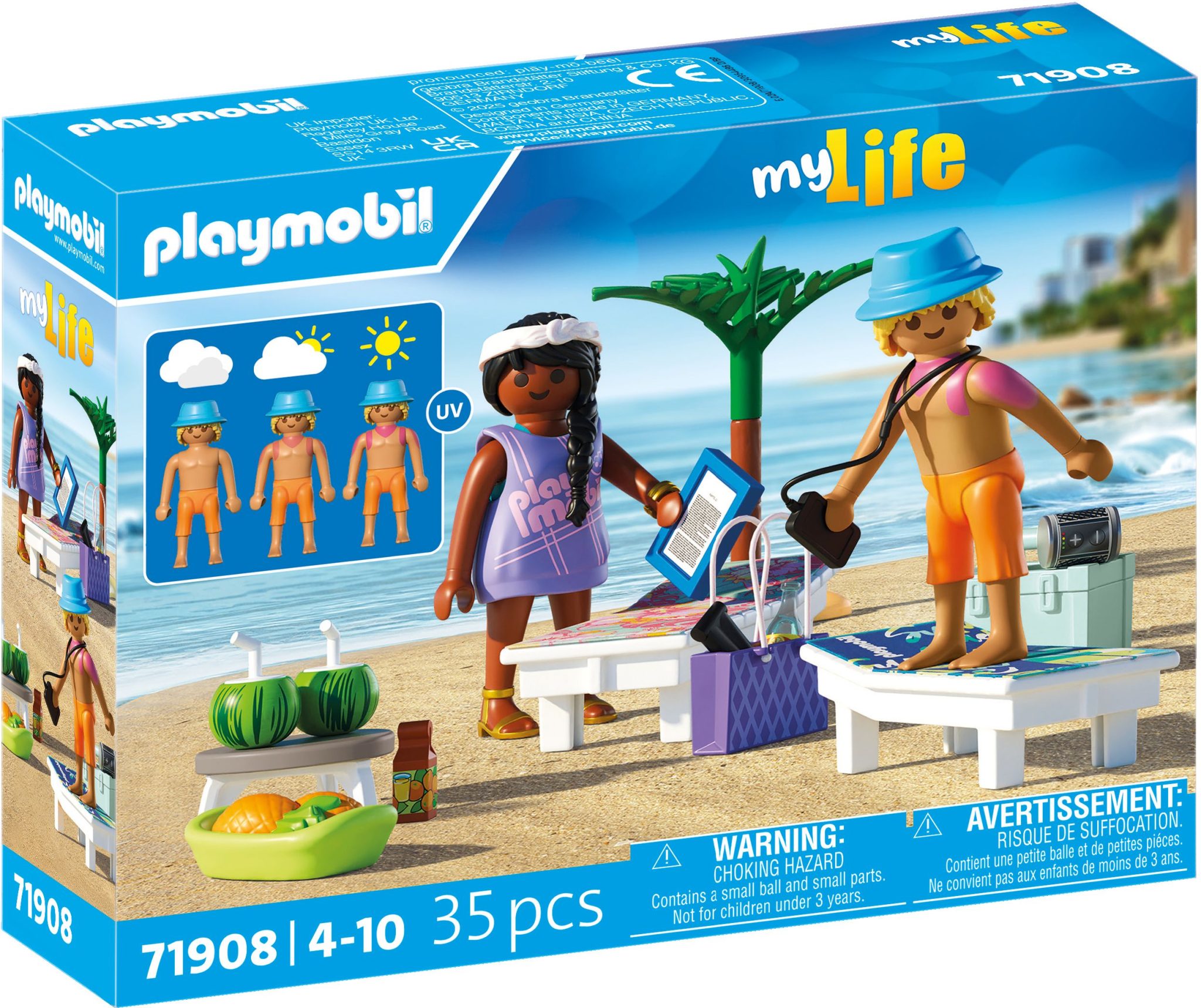 spielzeug für den strand PLAYMOBIL 71908 Pärchenausflug an den Strand - Spiele Max