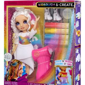 Rainbow High Air Brush & Create Fashion Dolls - Purple Eyes
