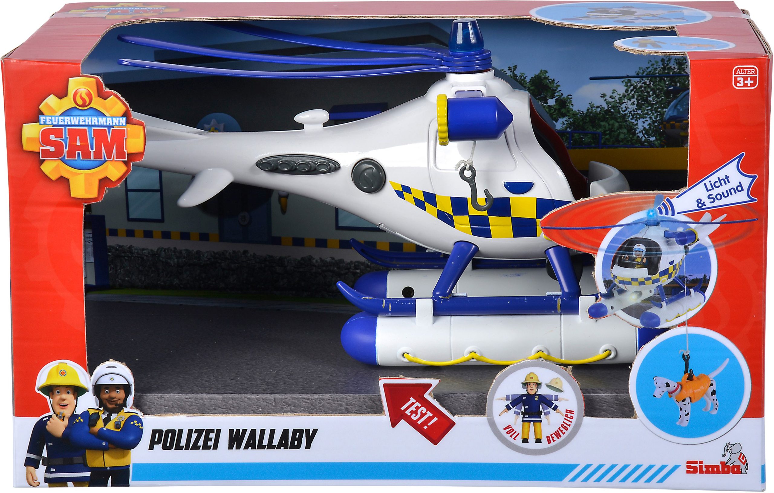 sam spielzeug Sam Polizei Wallaby - Spiele Max