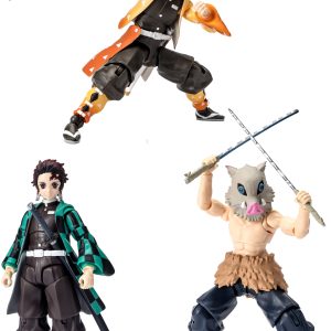 Vervollständige Deine Sammlung von Demon Slayer-Figuren mit der 12 cm großen, superbeweglichen Figur Ihres Lieblingsc