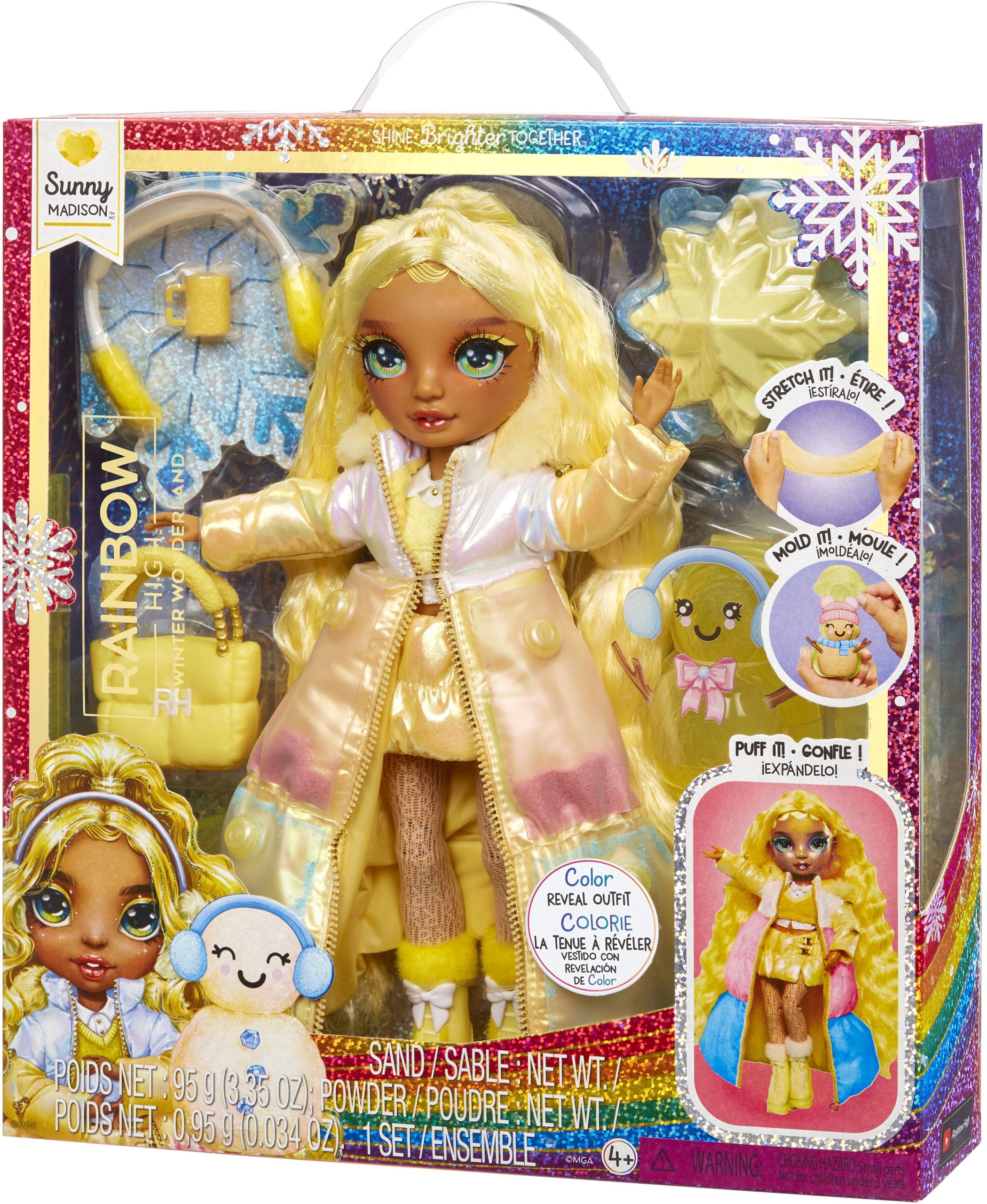spielzeug wunderland nicole Rainbow High Winter Wonderland Doll- Yellow - Spiele Max