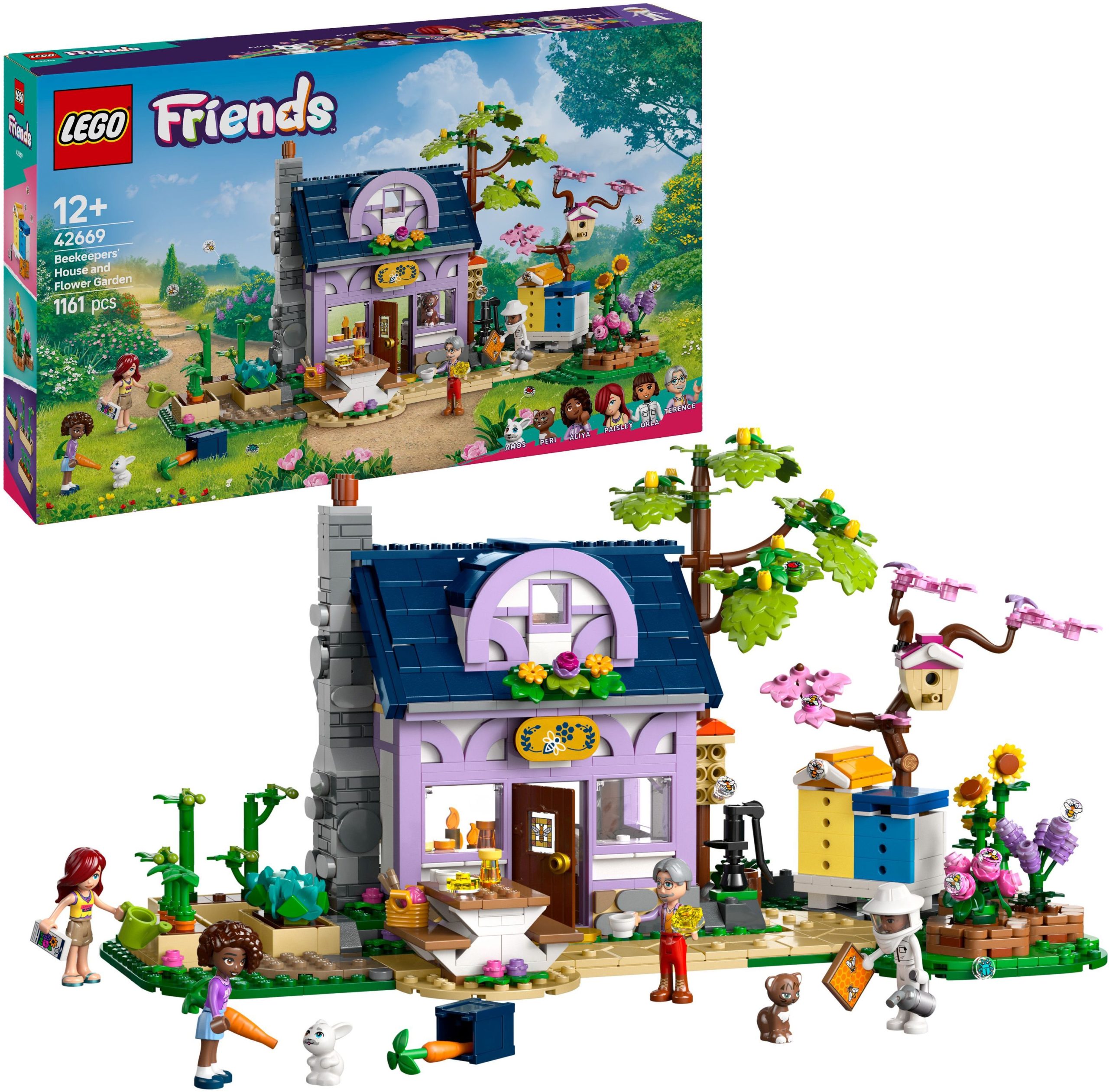 LEGO Friends Bienenzucht Hahn und Blühender Garten (42669)