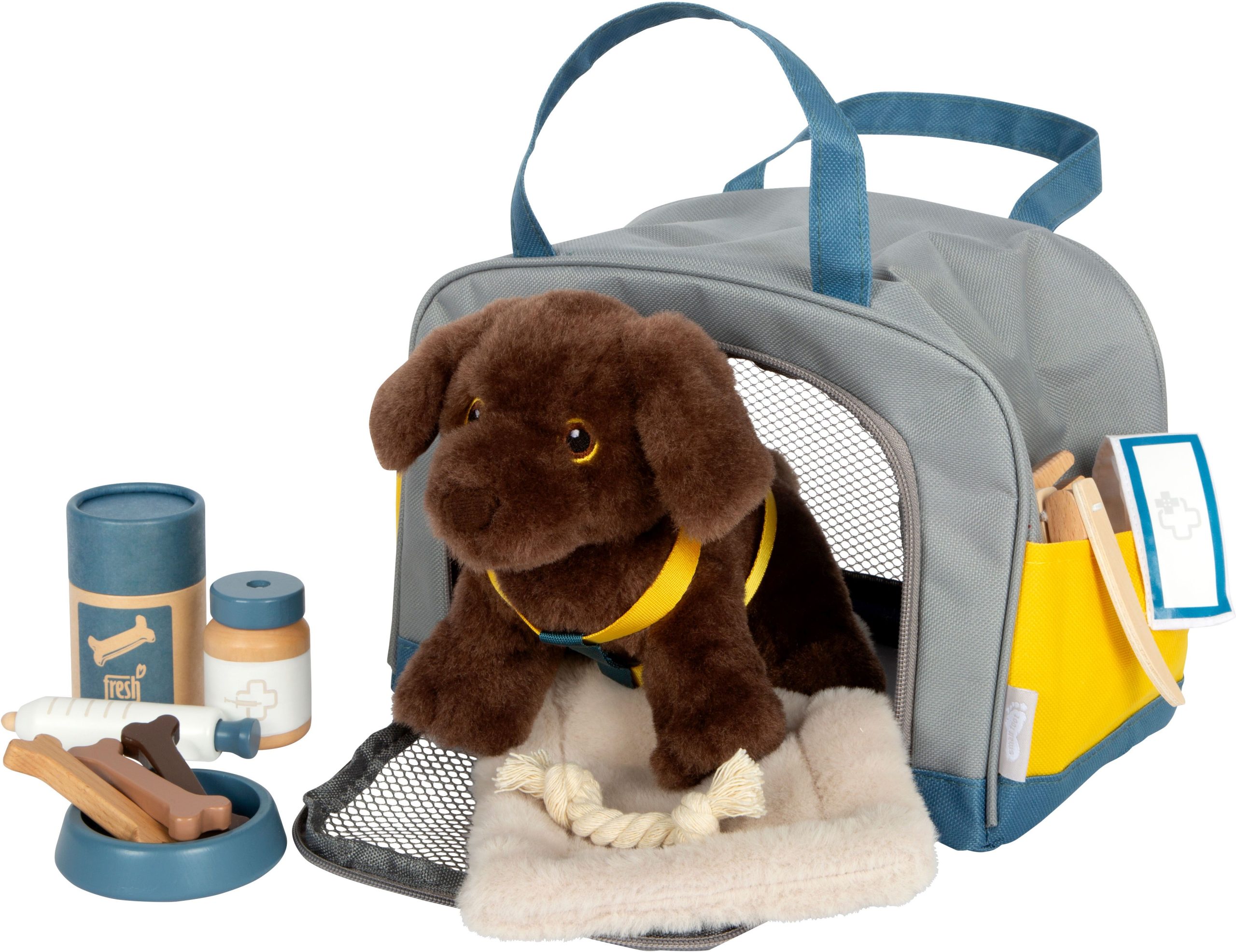 hund in tasche spielzeug Hund mit Tasche und Pflege-Set - Spiele Max