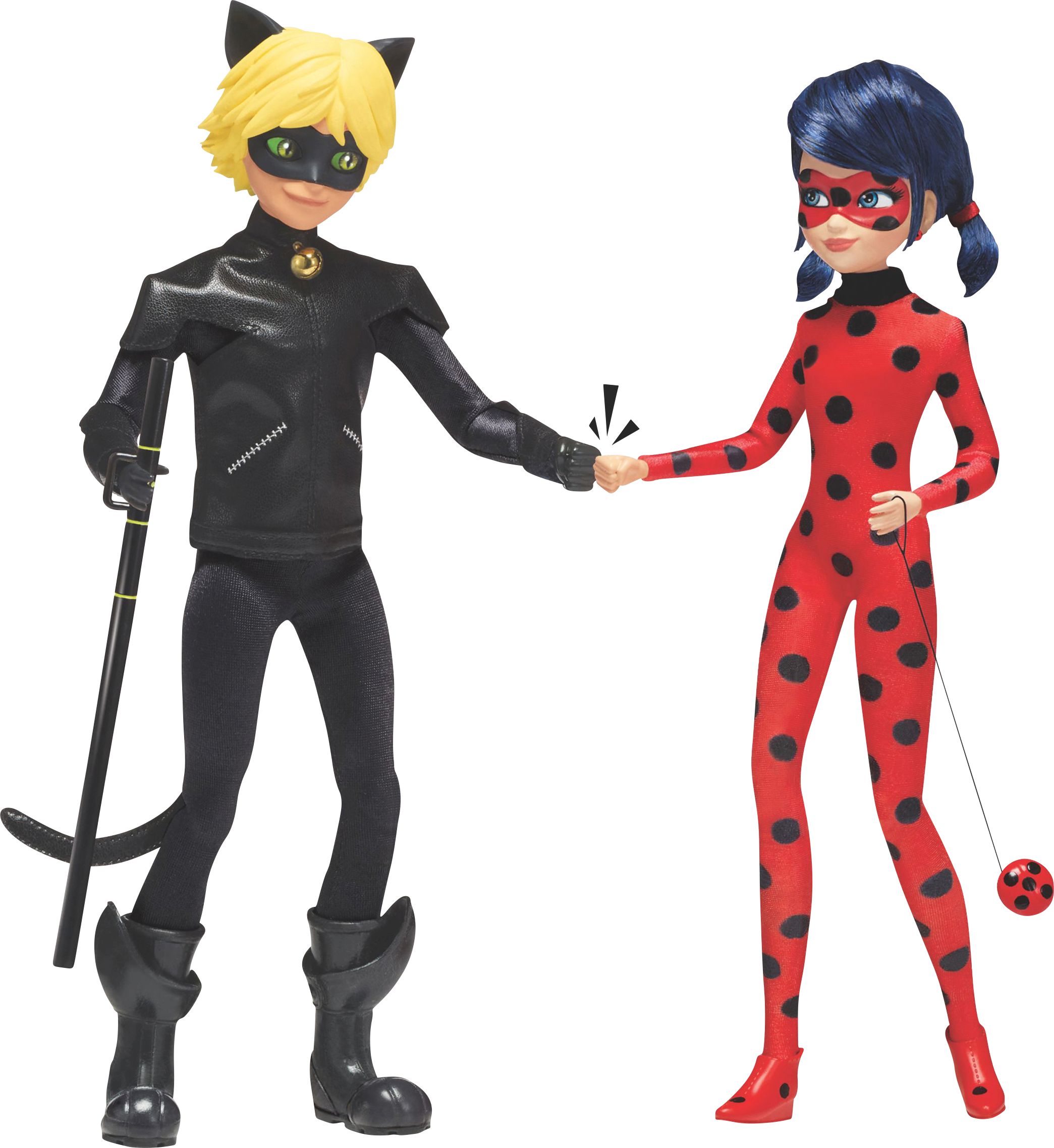 Bandai – Miraculous Ladybug und Cat Noir,ca. 26cm