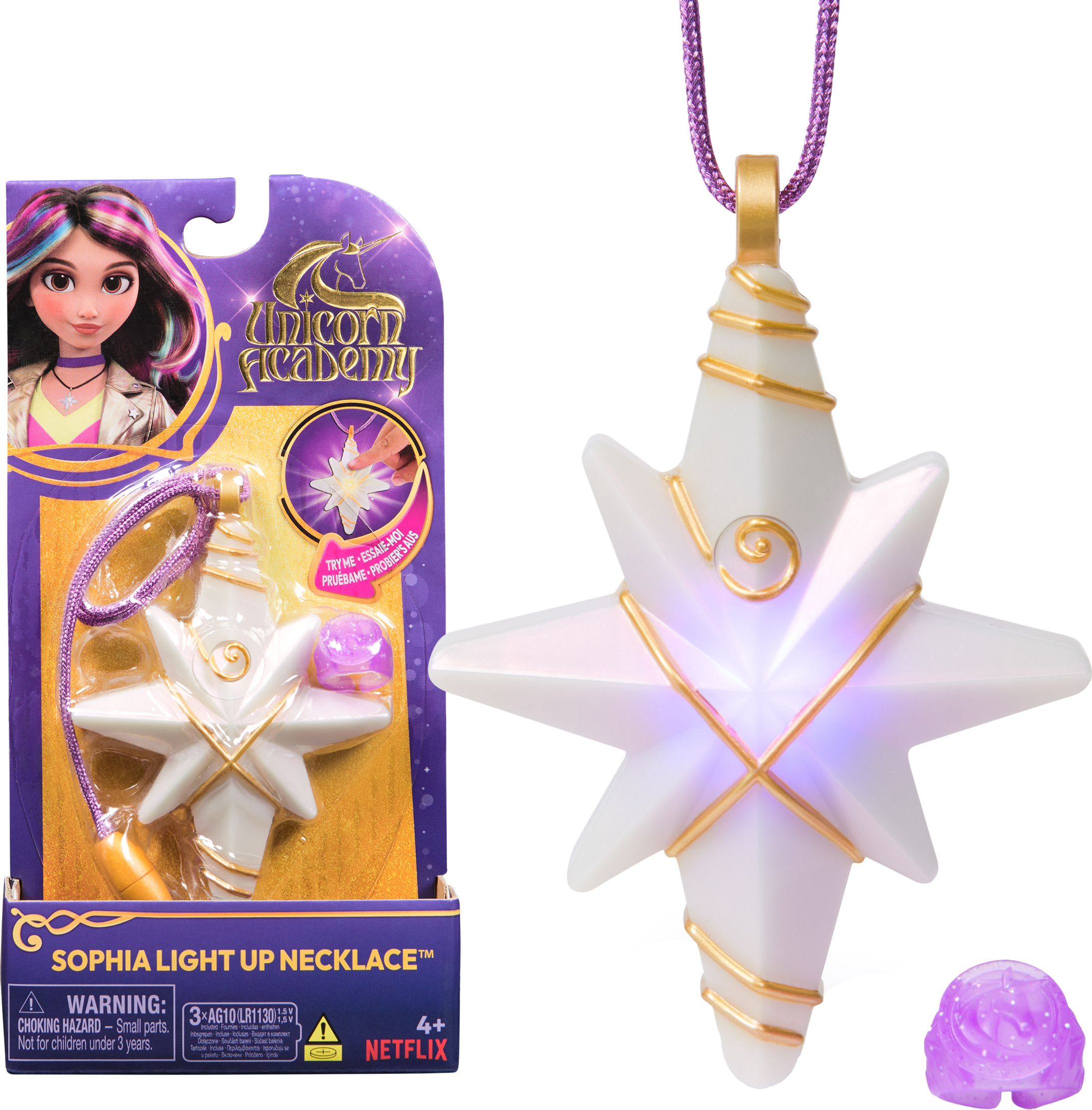Unicorn Academy Sophias Light-Up Kette und Ring