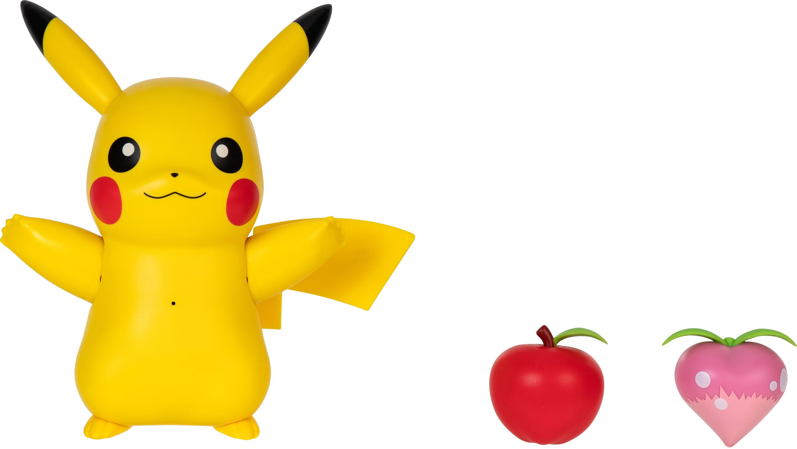 Pokémon Train and Play Pikachu Deluxe - 4.5-Inch Pikachu Figure with Lights, Sounds and Moving Limbs plus Interactive Accessories
