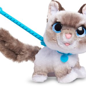furReal Walk-A-Lots Kätzchen interaktives Funktionsplüschtier (20 cm) mit Bewegungs- und Soundfunktion