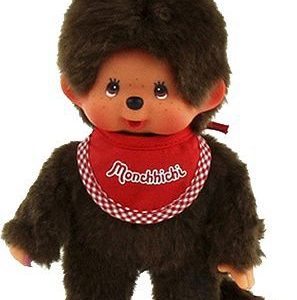 Monchhichi Classic Boy rot, ca. 20 cm