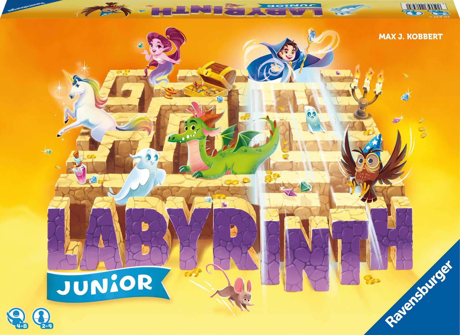 Ravensburger Kinderspiel 20847 - Junior Labyrinth - Familienklassiker