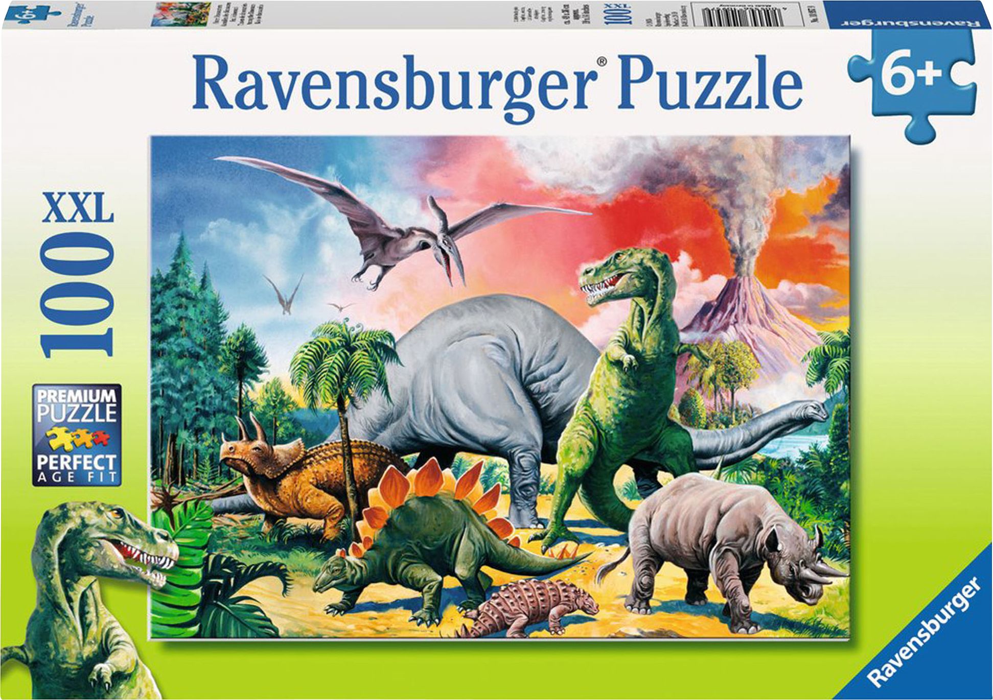 Ravensburger 10957 Puzzle Unter Dinosauriern 100 Teile XXL