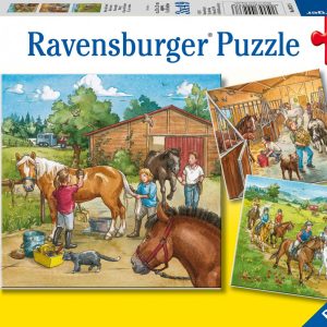 Ravensburger 9237 Puzzle Mein Reiterhof 3 X 49 Teile