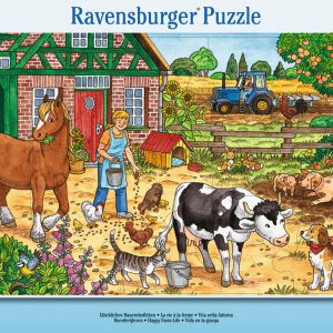 Ravensburger 6035 Puzzle Glückliches Bauernhofleben 15 Teile
