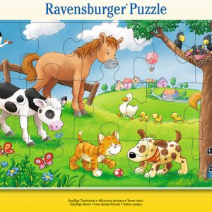 Ravensburger 6066 Puzzle Knuffige Tierfreunde 15 Teile