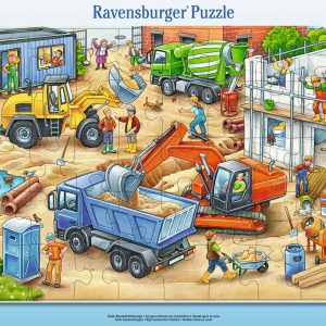 Ravensburger 6120 Puzzle Große Baustellenfahrzeuge 30-48 Teile