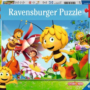 Ravensburger 7594 Puzzle Biene Maja auf der Blumenwiese 2 X 12 Teile