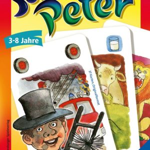 Ravensburger 23409 - Schwarzer Peter, Mitbringspiel für 2-6 Spieler, Kinderspiel ab 3 Jahren, kompaktes Format, Reises