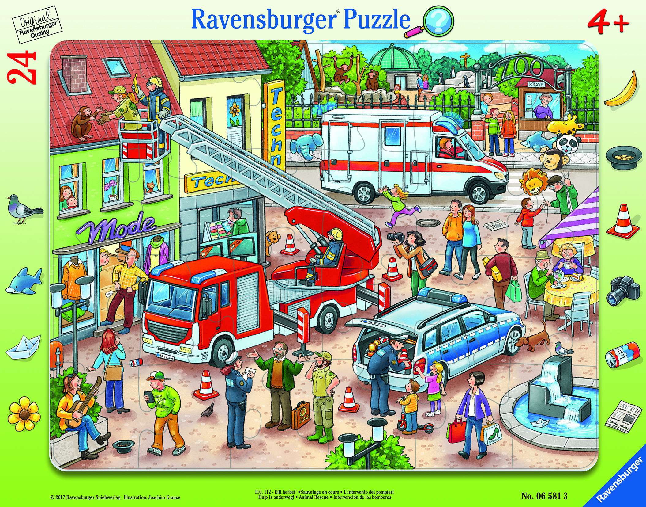 Ravensburger 6581 Puzzle 110, 112 – Eilt herbei! 24 Teile